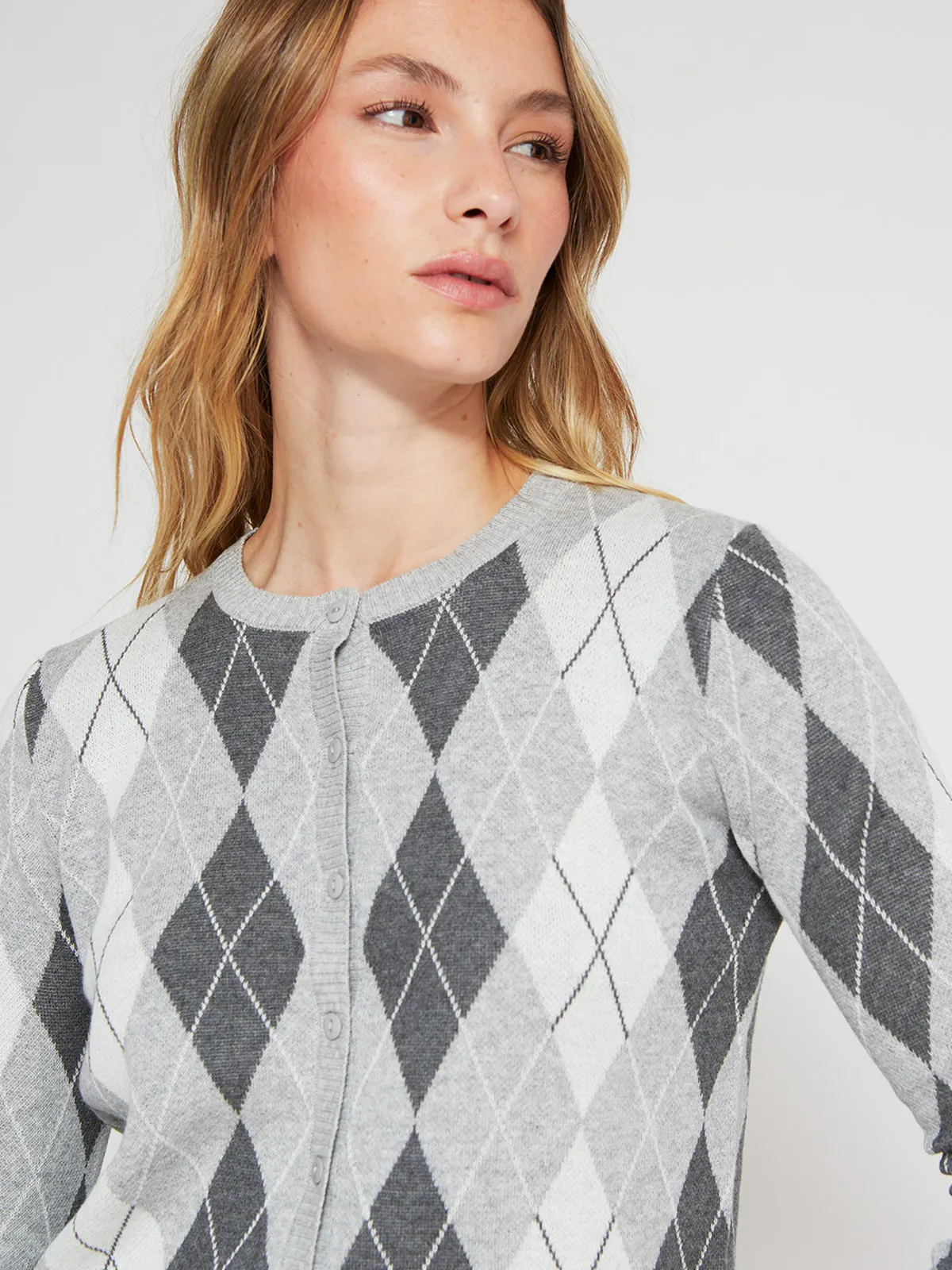 CARDIGAN MUJER INDEX BOTON - 3