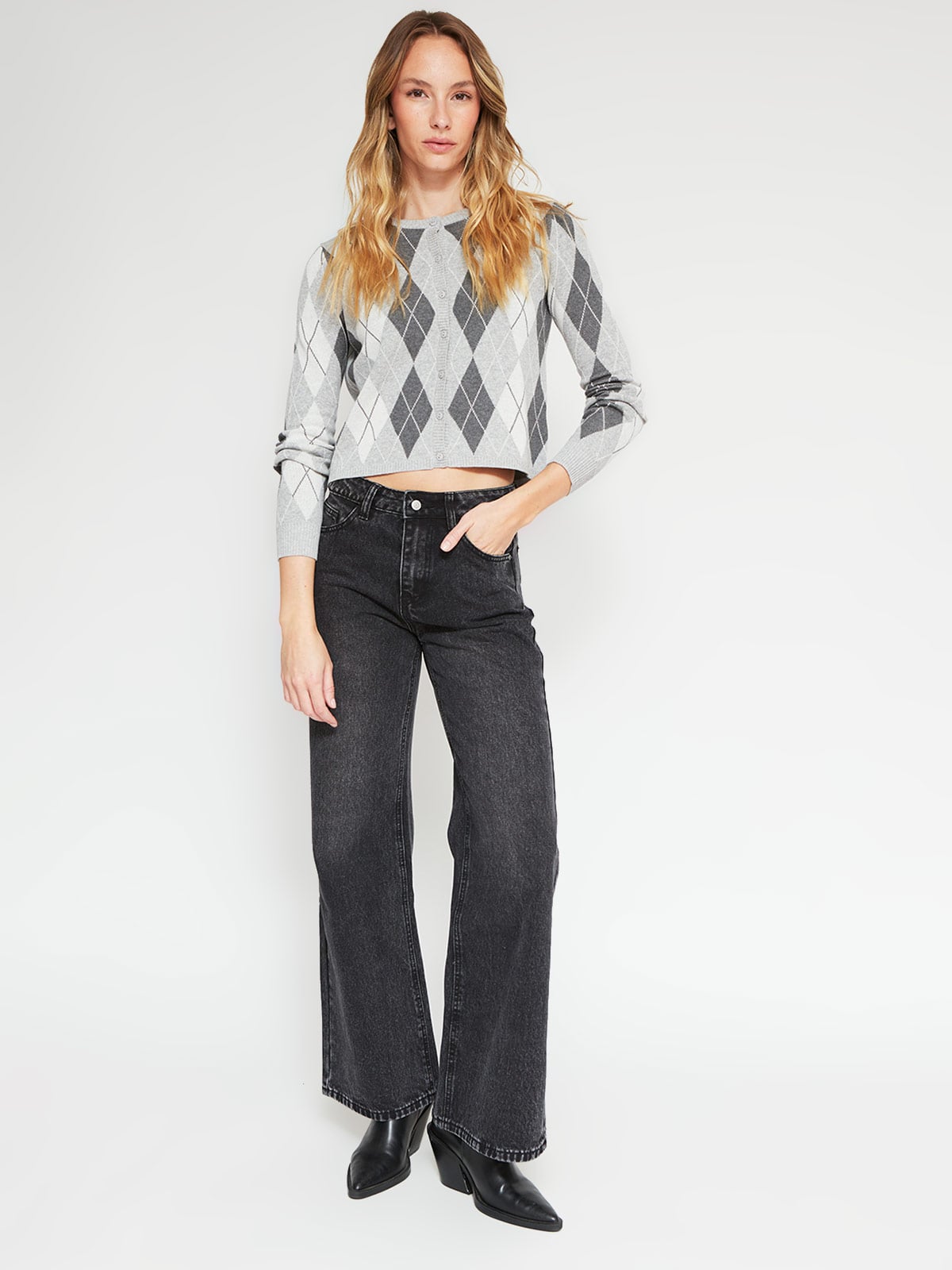 CARDIGAN MUJER INDEX BOTON - 4