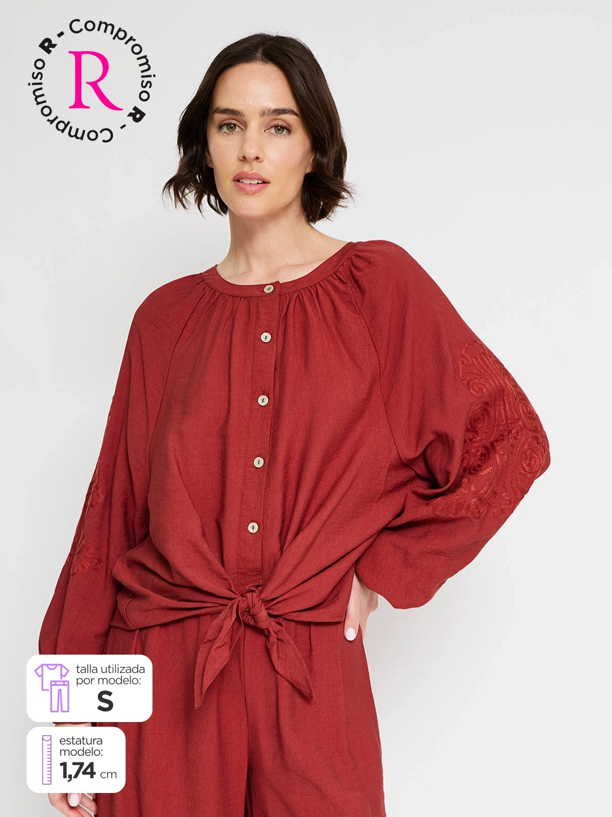 BLUSA MANGA LARGA MUJER TATIENNE - 1
