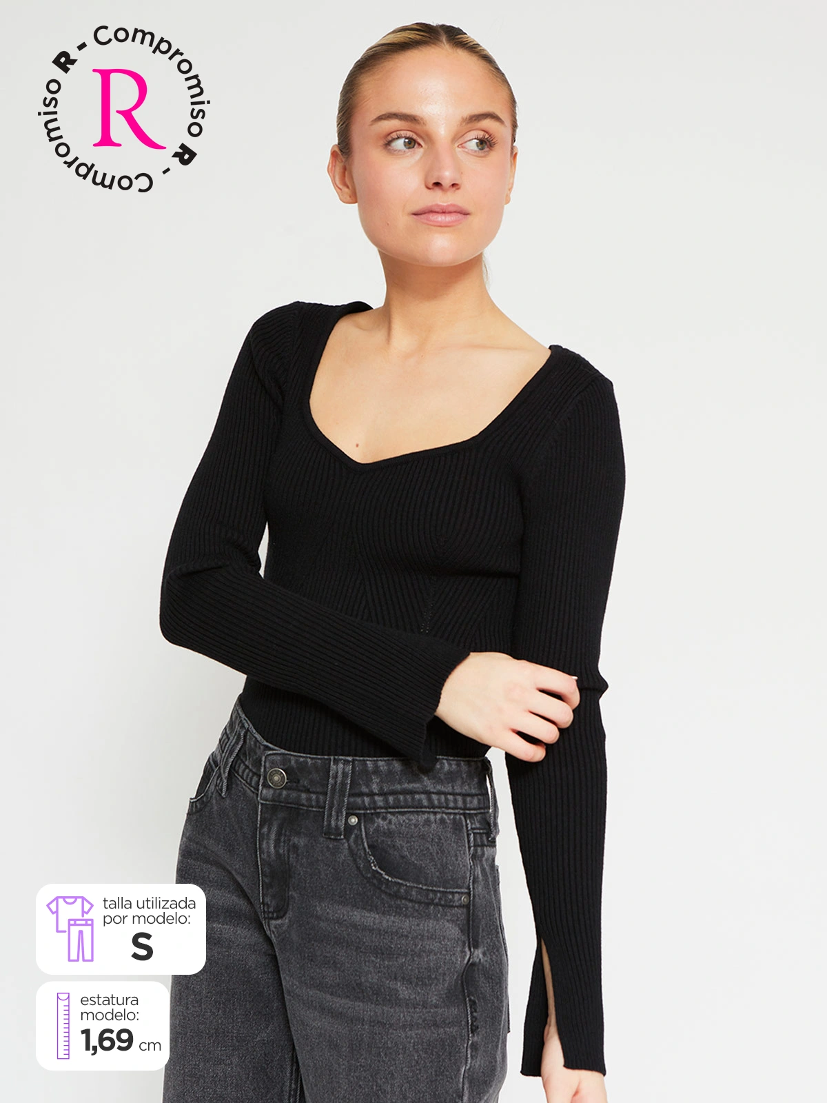 SWEATER MUJER INDEX ESCOTE - 1