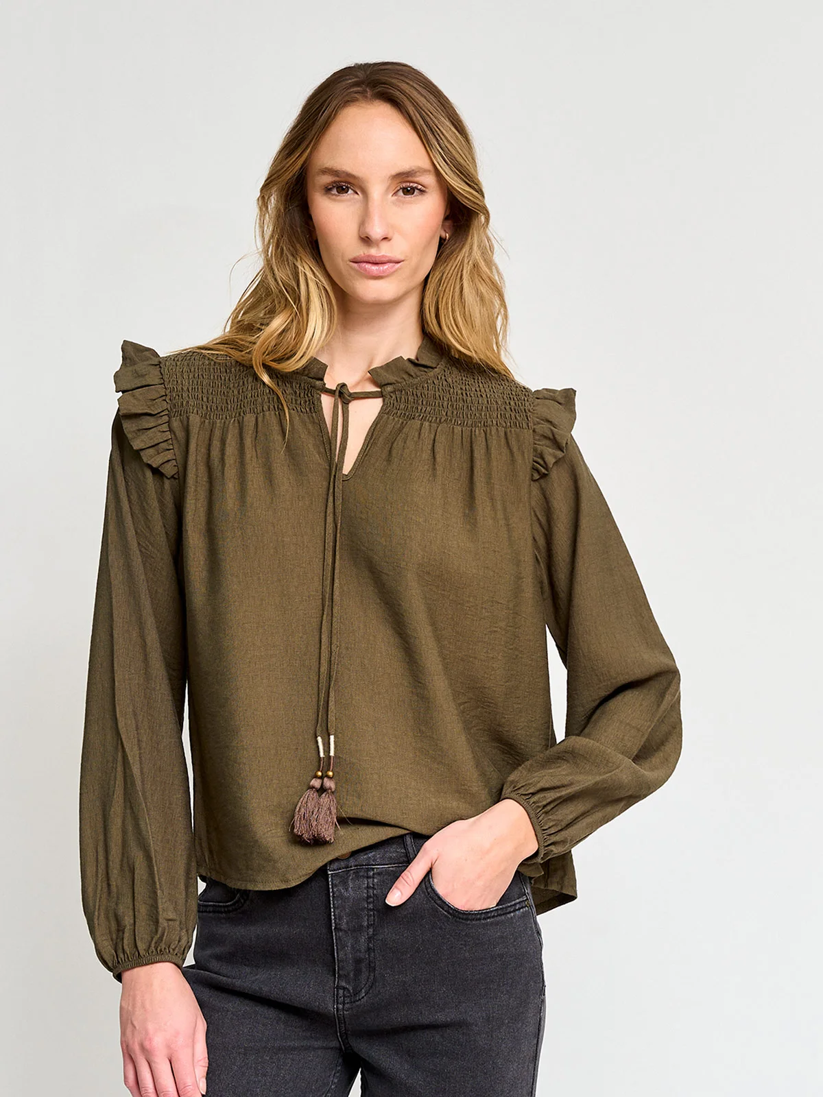 BLUSA MANGA LARGA MUJER TATIENNE BELU - 2