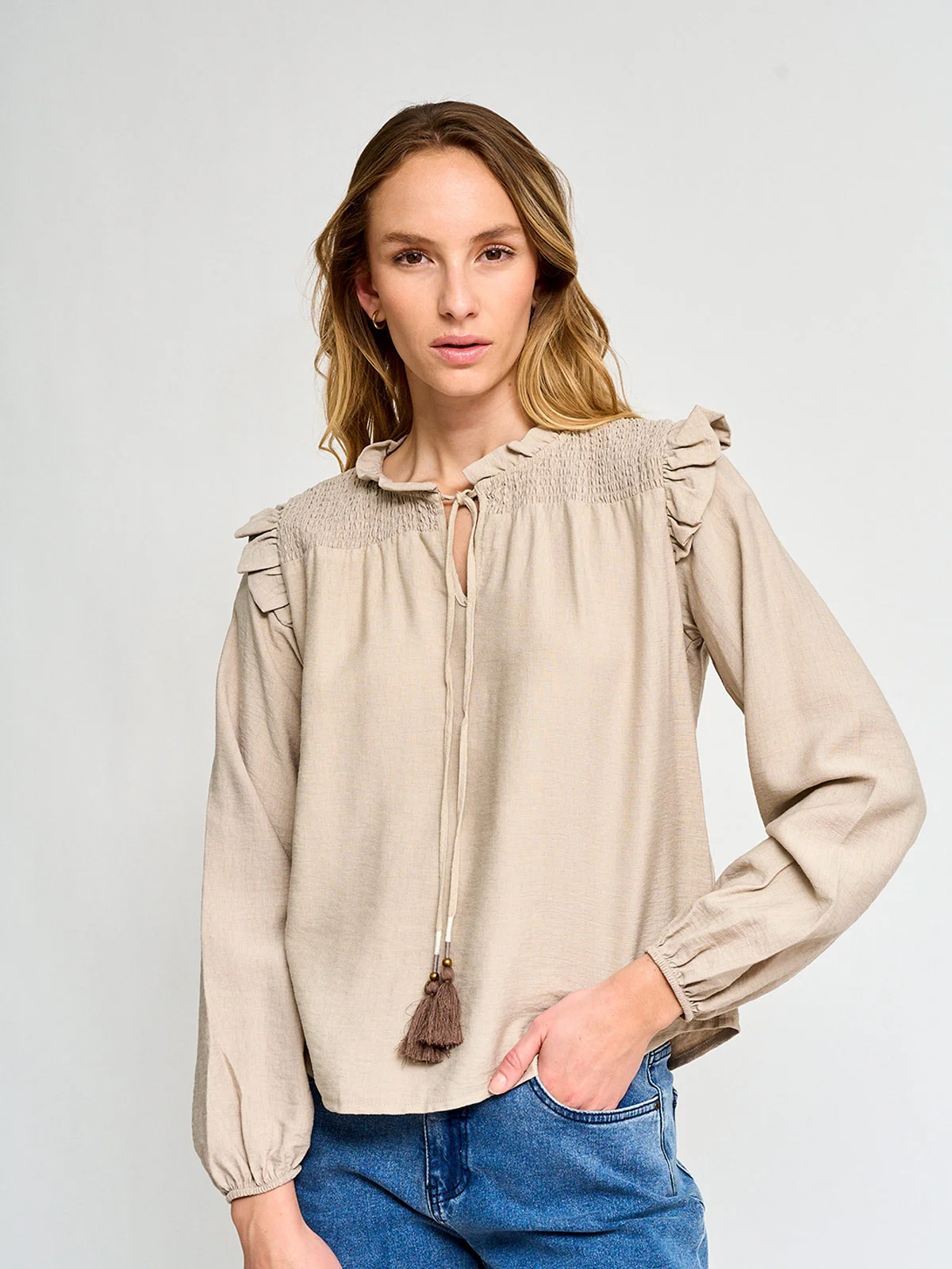 BLUSA MANGA LARGA MUJER TATIENNE BELU - 2