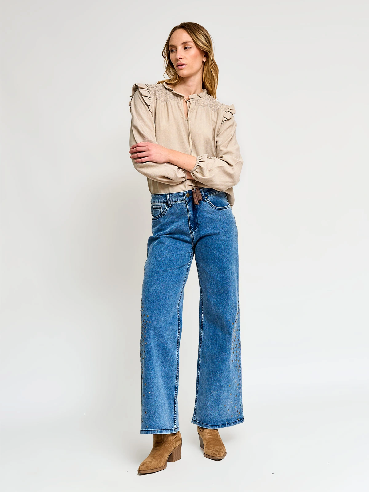 BLUSA MANGA LARGA MUJER TATIENNE BELU - 5