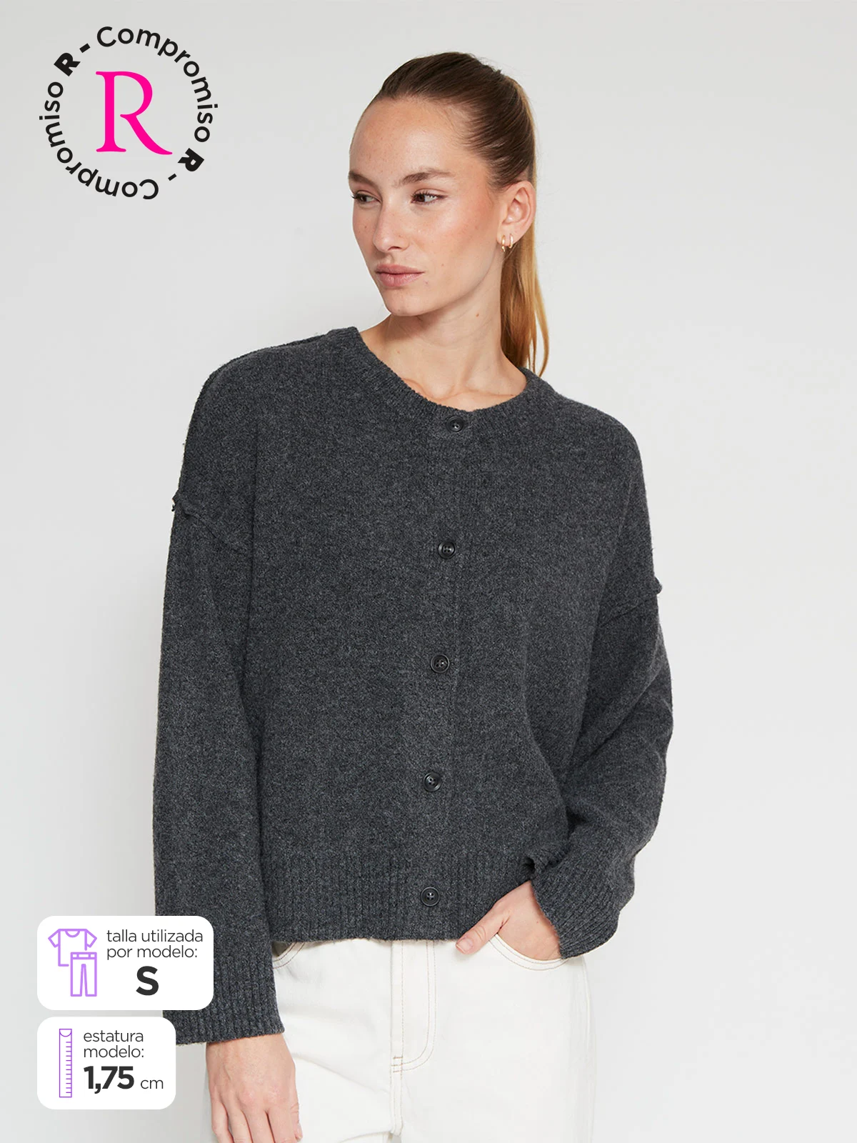 CARDIGAN MUJER INDEX BARMIN - 2