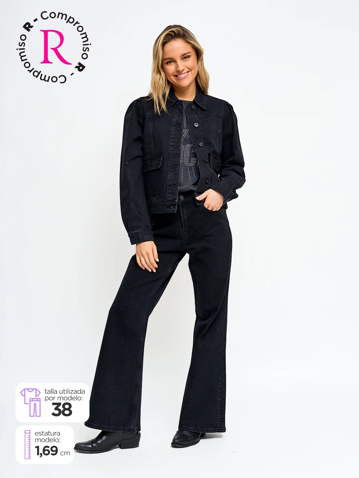 JEANS ALGODÓN REGULAR MUJER PEPE JEANS - 1