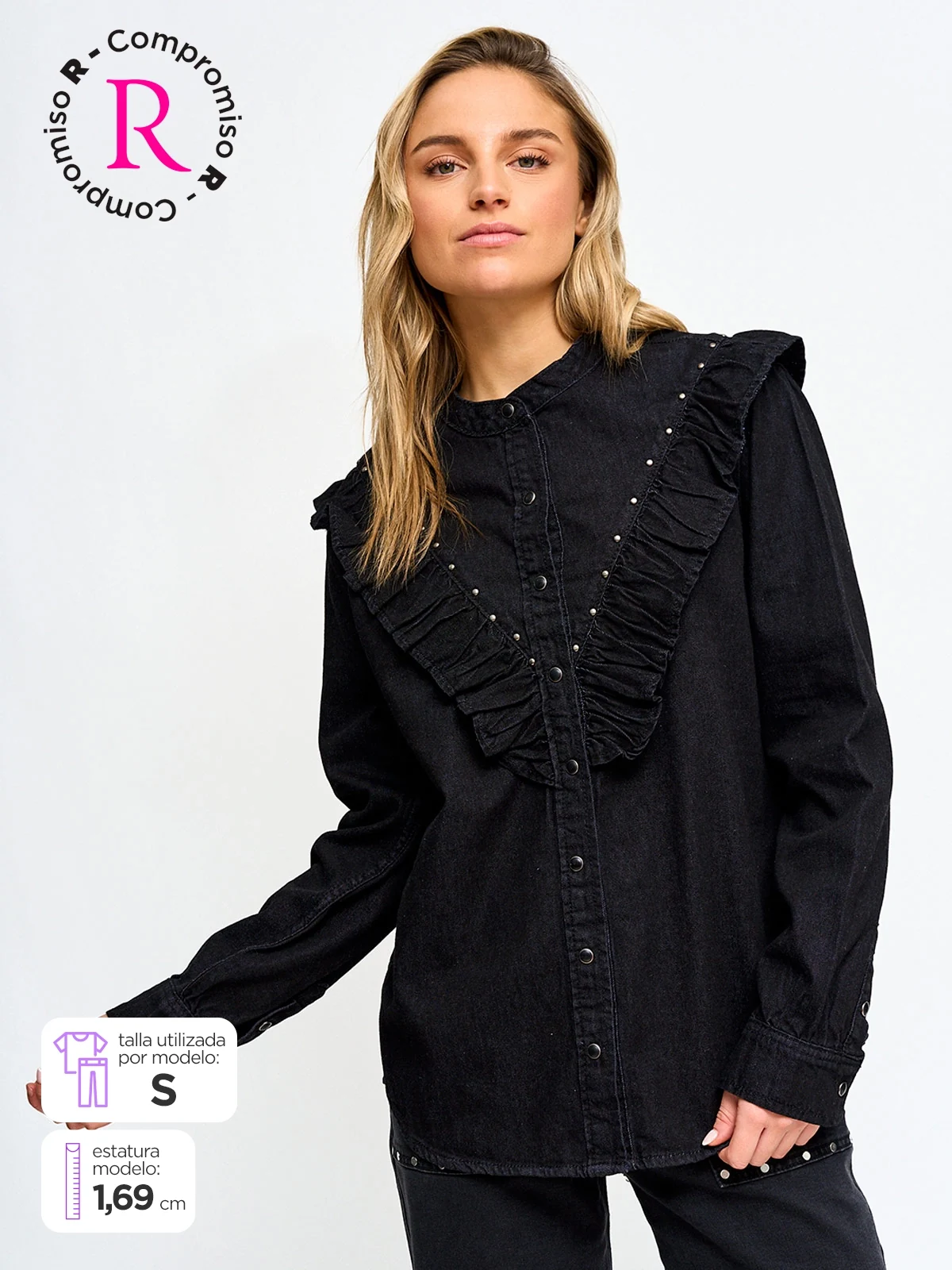 BLUSA MANGA LARGA ALGODÓN MUJER PEPE JEANS - 1