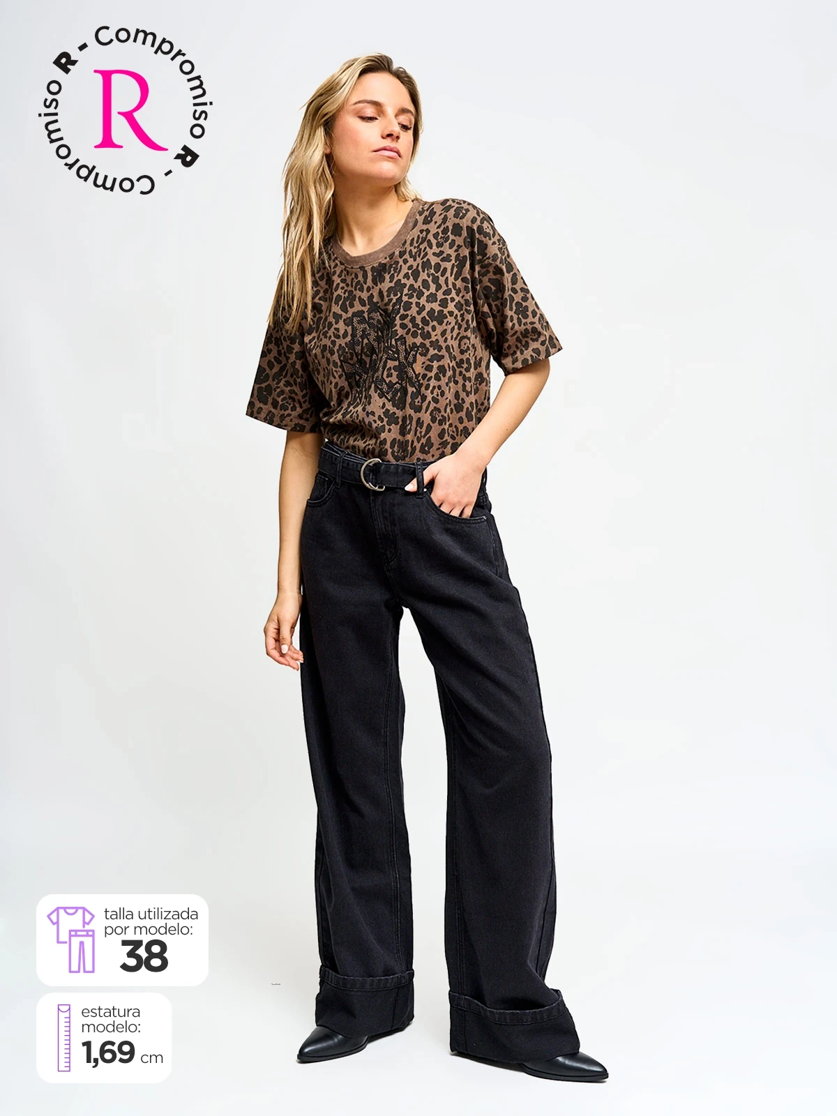 JEANS ALGODÓN REGULAR MUJER BARBADOS - 1