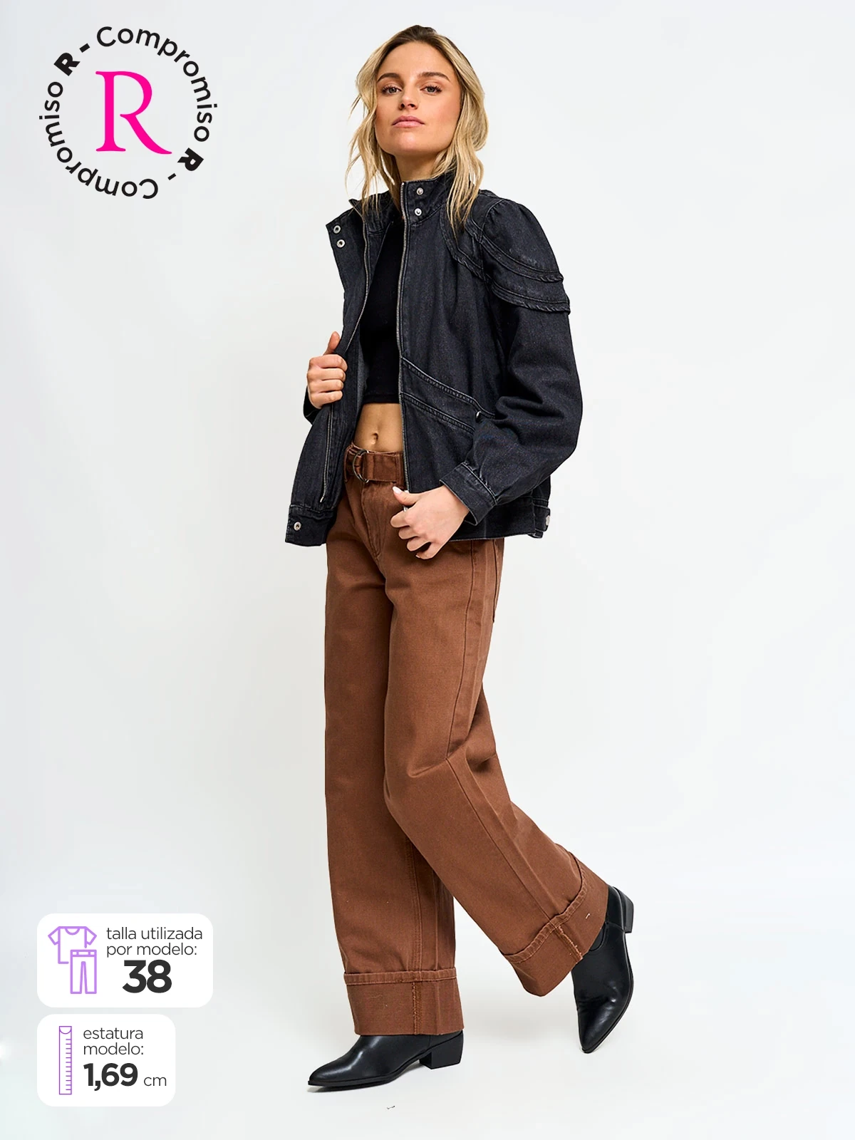 JEANS ALGODÓN REGULAR MUJER BARBADOS - 1