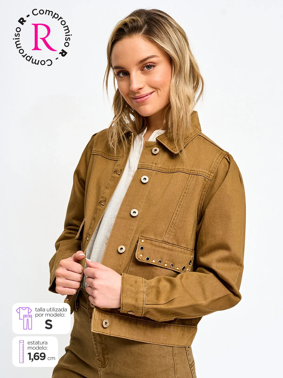 CASACA ALGODÓN MUJER PEPE JEANS CORTA SUNNY - 1
