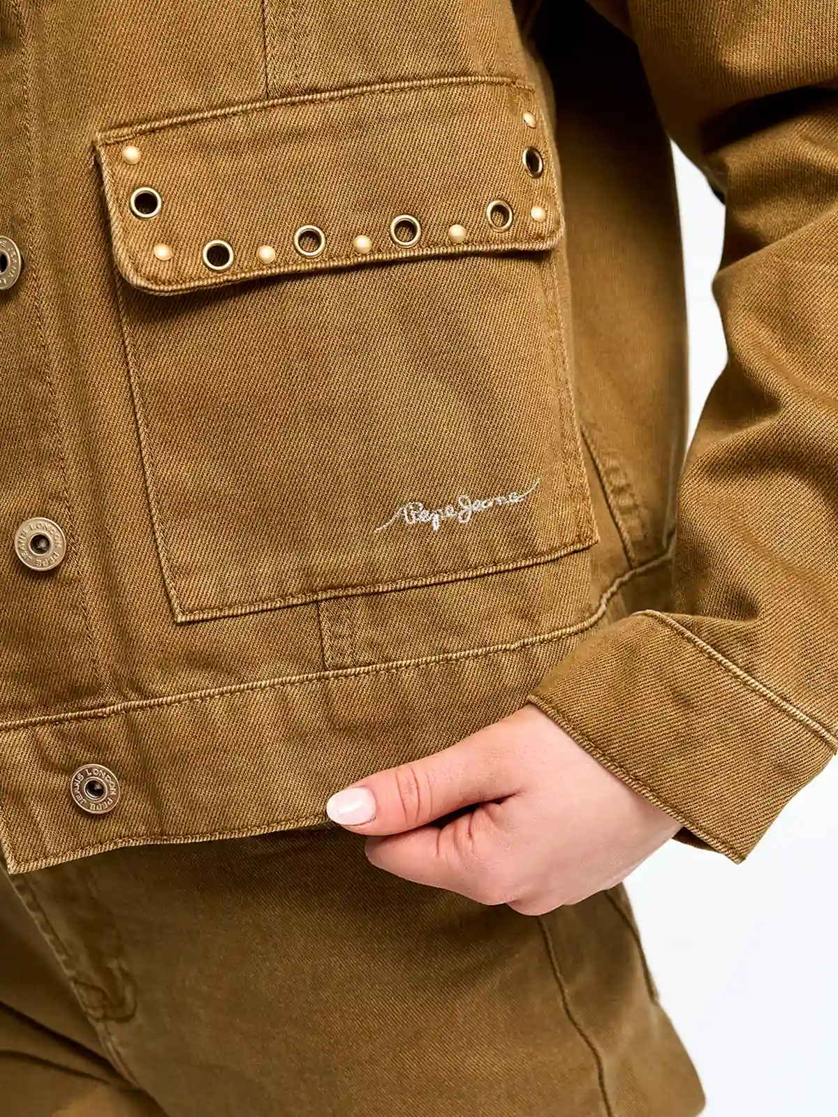 CASACA ALGODÓN MUJER PEPE JEANS CORTA SUNNY - 4