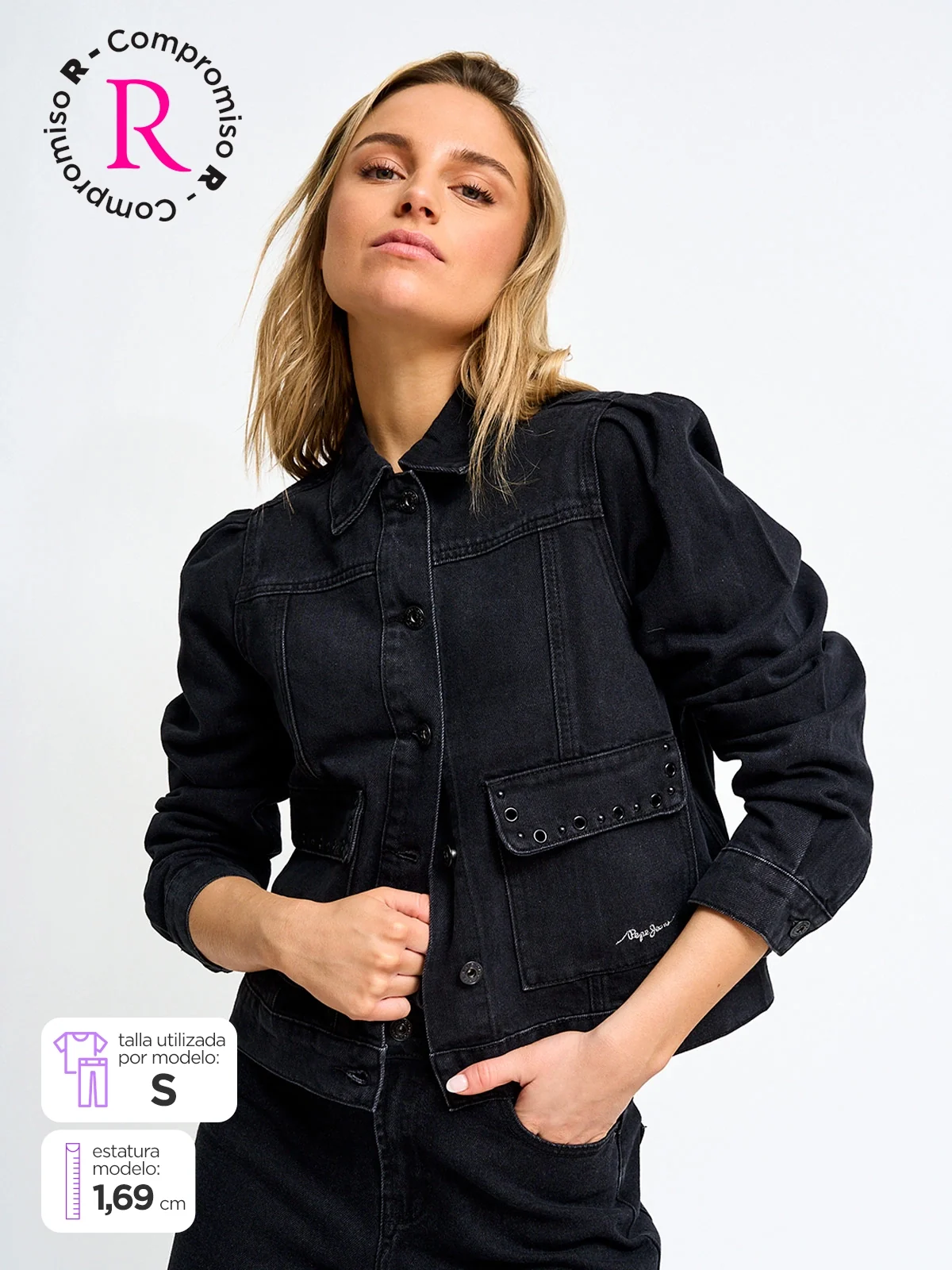CASACA ALGODÓN MUJER PEPE JEANS CORTA SUNNY - 1