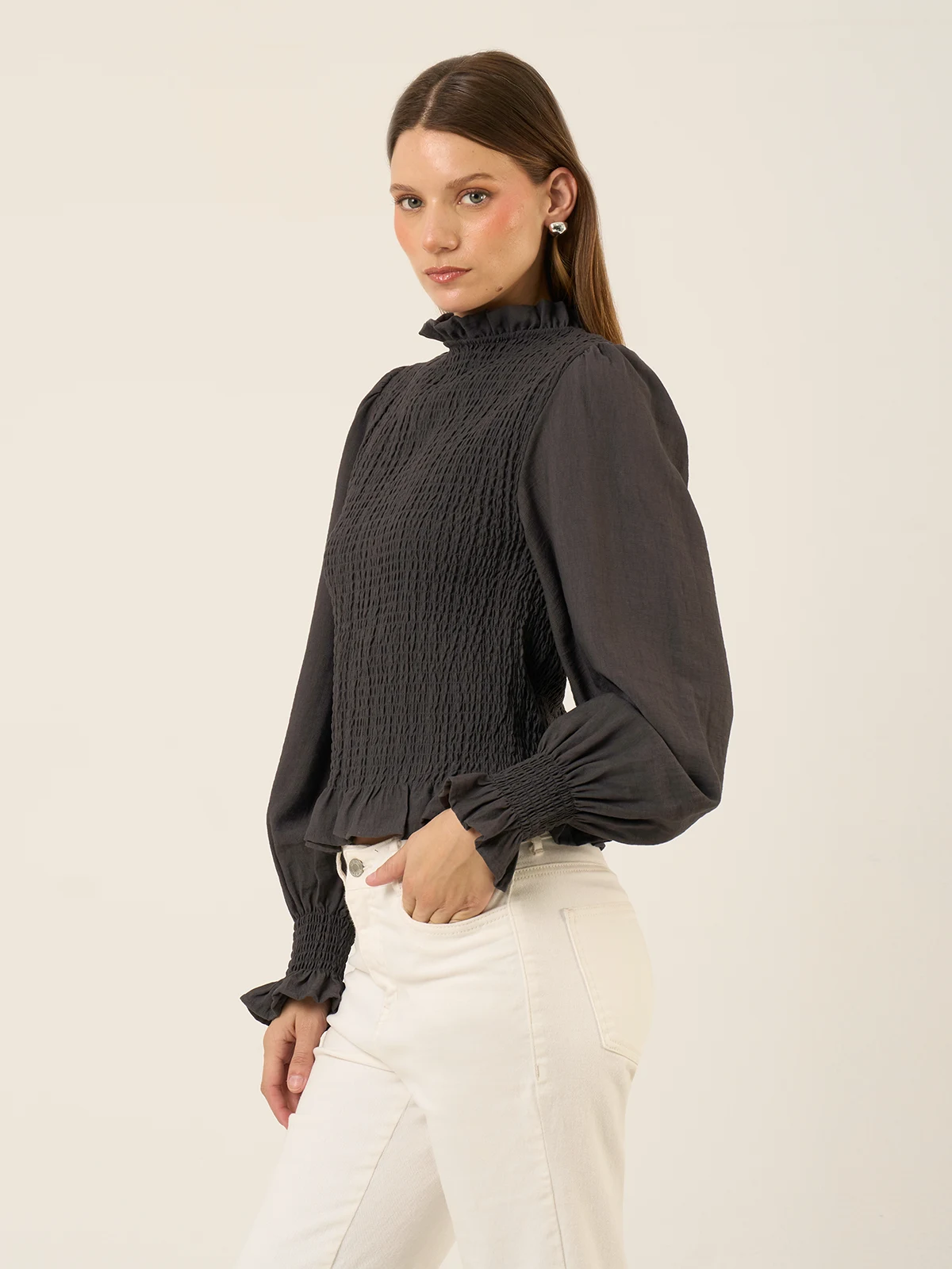 BLUSA MANGA LARGA MUJER BARBADOS PANAL - 3