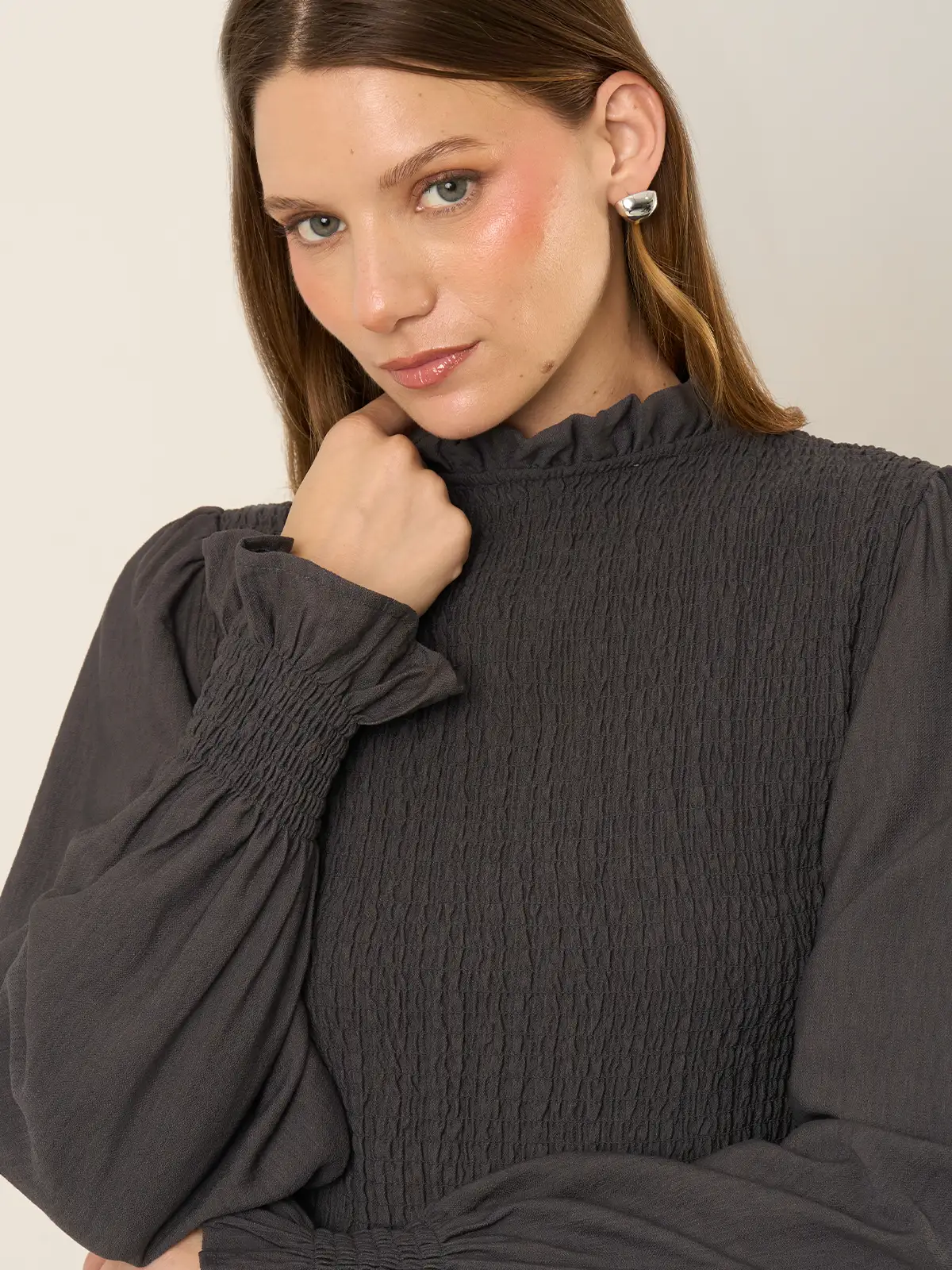 BLUSA MANGA LARGA MUJER BARBADOS PANAL - 4