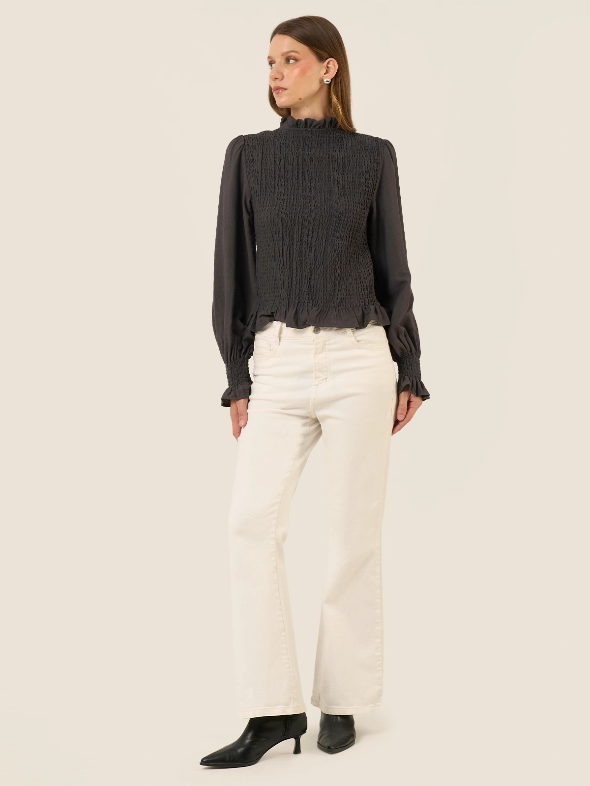 BLUSA MANGA LARGA MUJER BARBADOS PANAL - 5