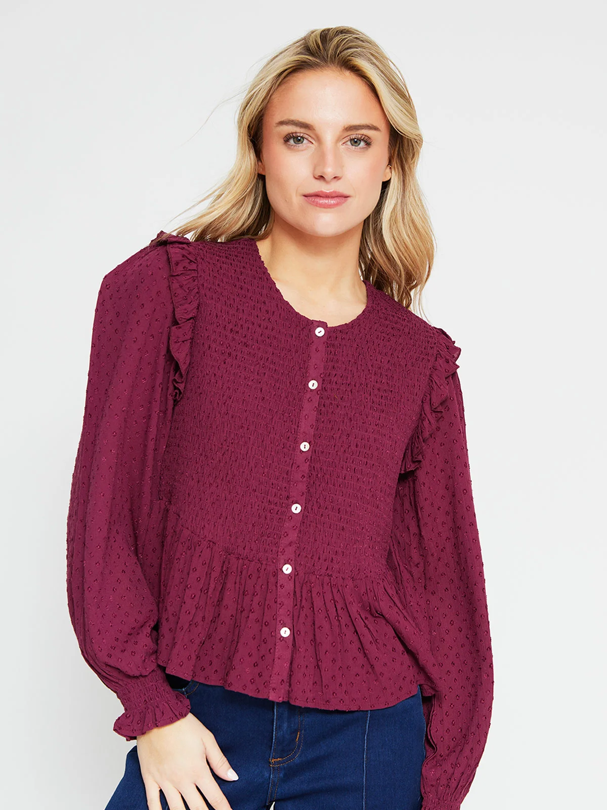 BLUSA MANGA LARGA MUJER BARBADOS BANAL - 2