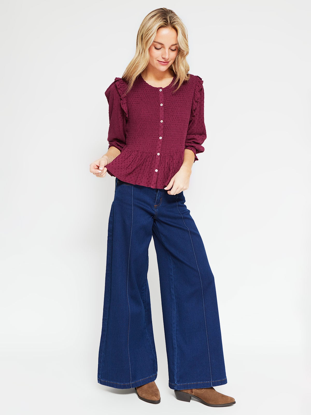 BLUSA MANGA LARGA MUJER BARBADOS BANAL - 5