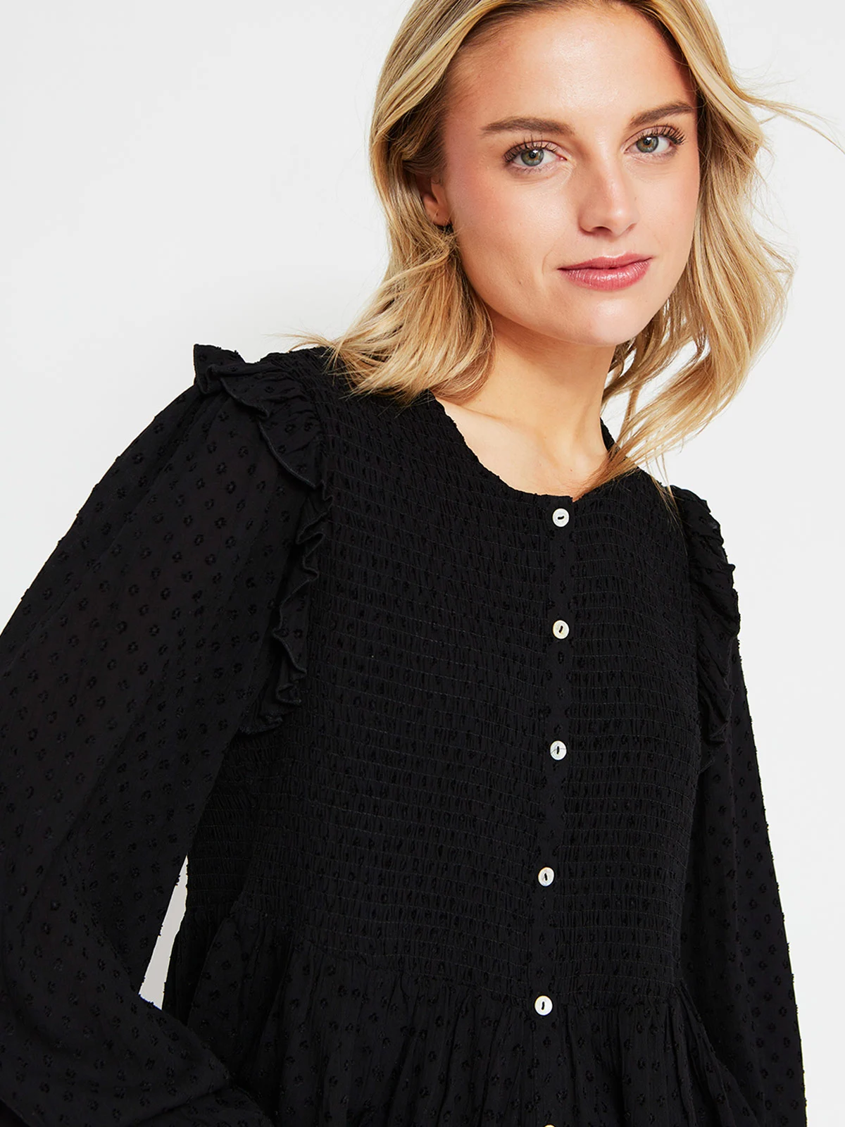 BLUSA MANGA LARGA MUJER BARBADOS BANAL - 4
