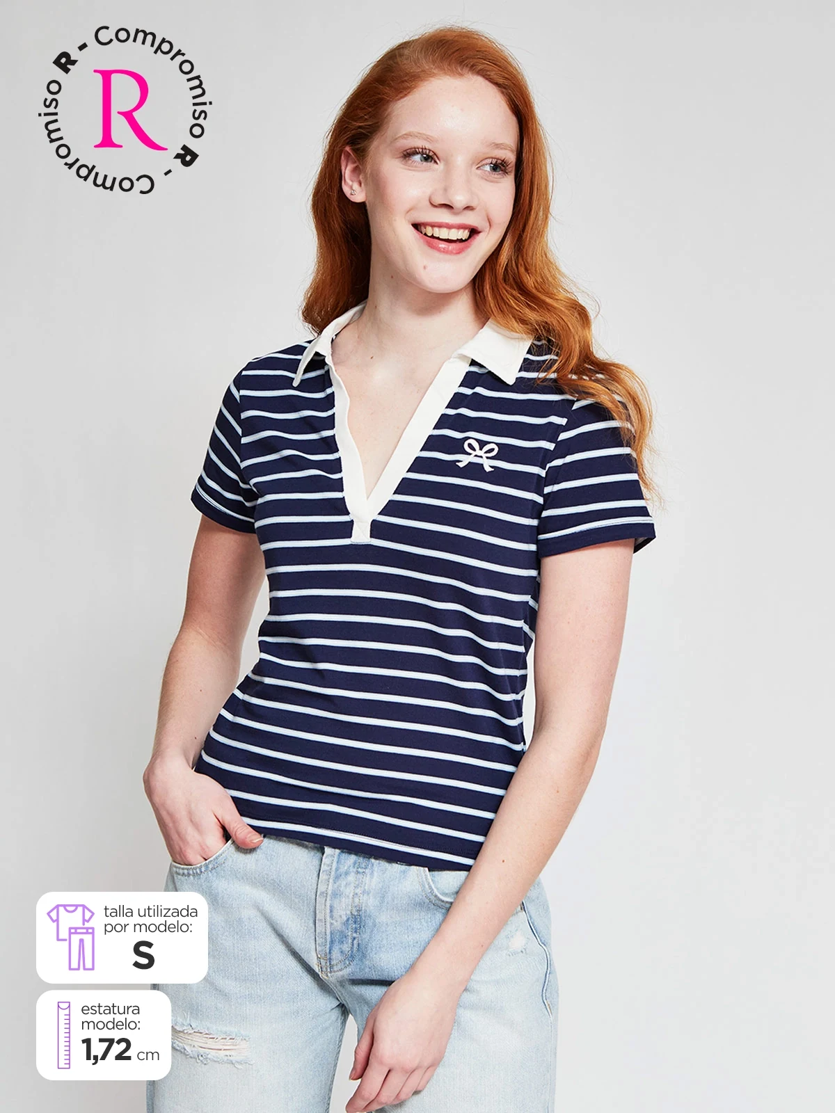POLO MANGA CORTA ALGODÓN MUJER INDEX - 1