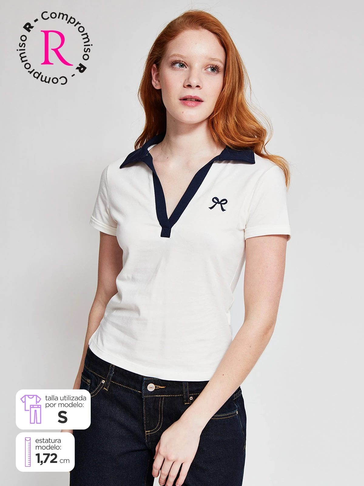 POLO MANGA CORTA ALGODÓN MUJER INDEX - 1