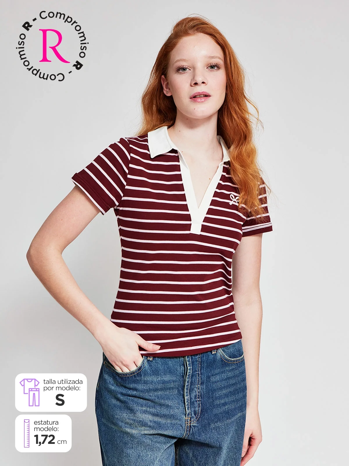 POLO MANGA CORTA ALGODÓN MUJER INDEX - 1