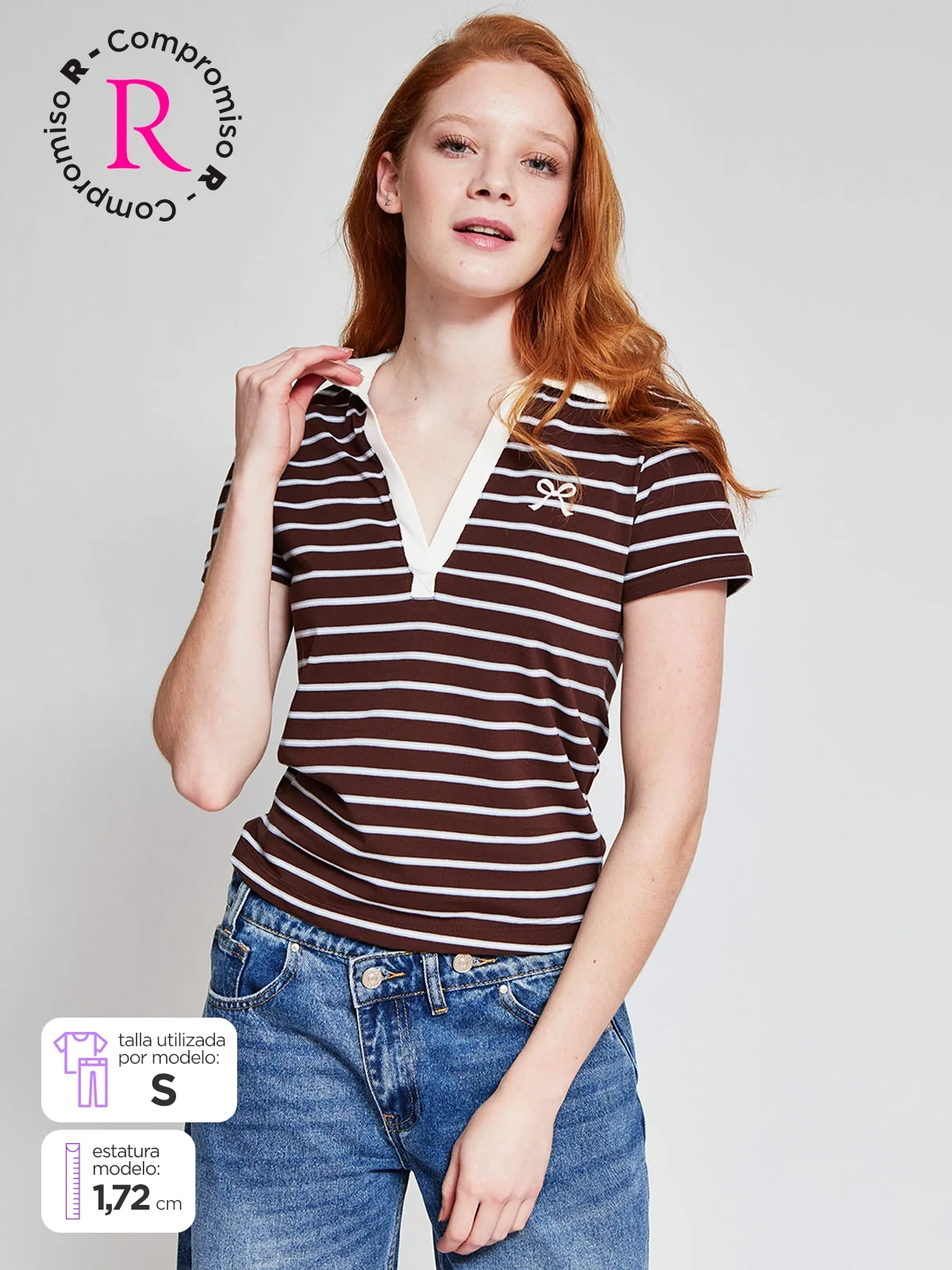 POLO MANGA CORTA ALGODÓN MUJER INDEX - 1