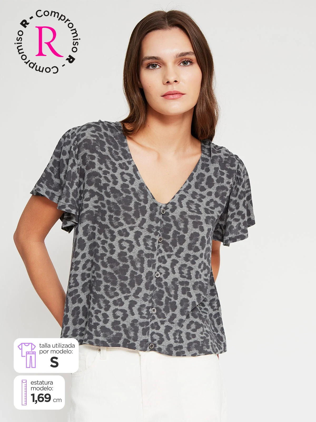 BLUSA MANGA CORTA MUJER BARBADOS - 1