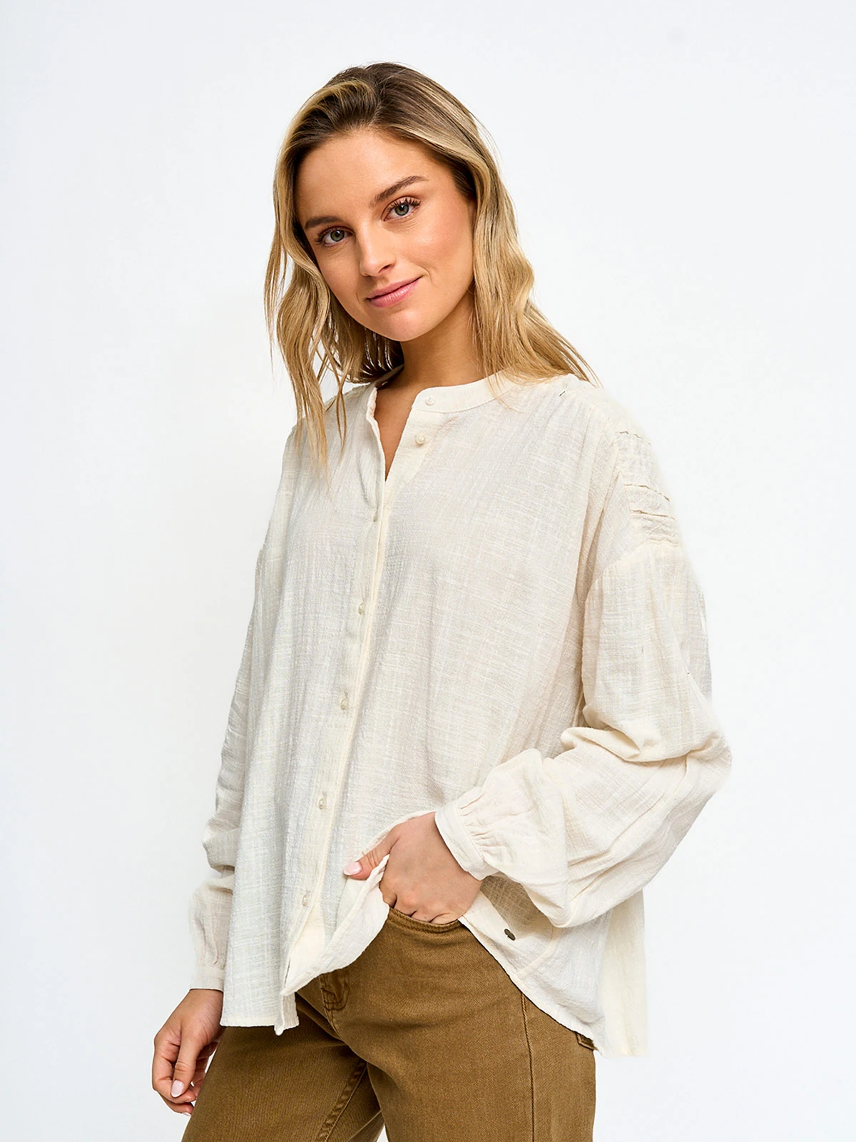 BLUSA MANGA LARGA ALGODÓN MUJER PEPE JEANS - 2
