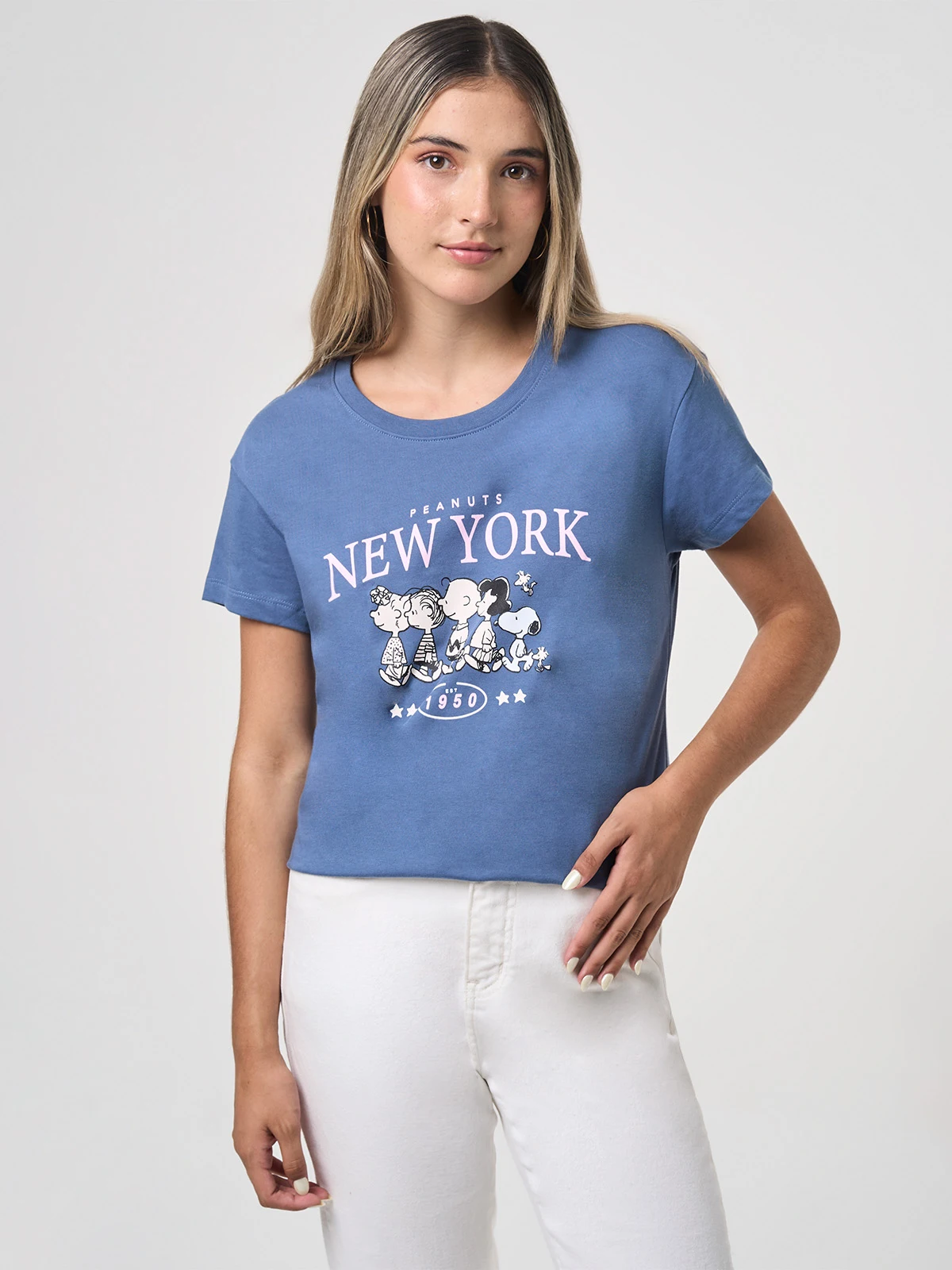 POLO MANGA CORTA MUJER INDEX SNOOPY - 1