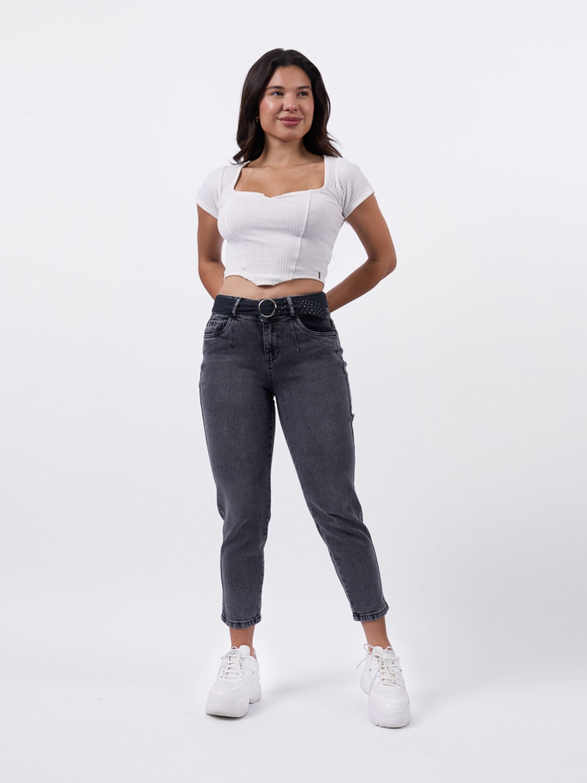 JEANS ALGODÓN SLOUCHY MUJER BRONCO GARAZI - 1