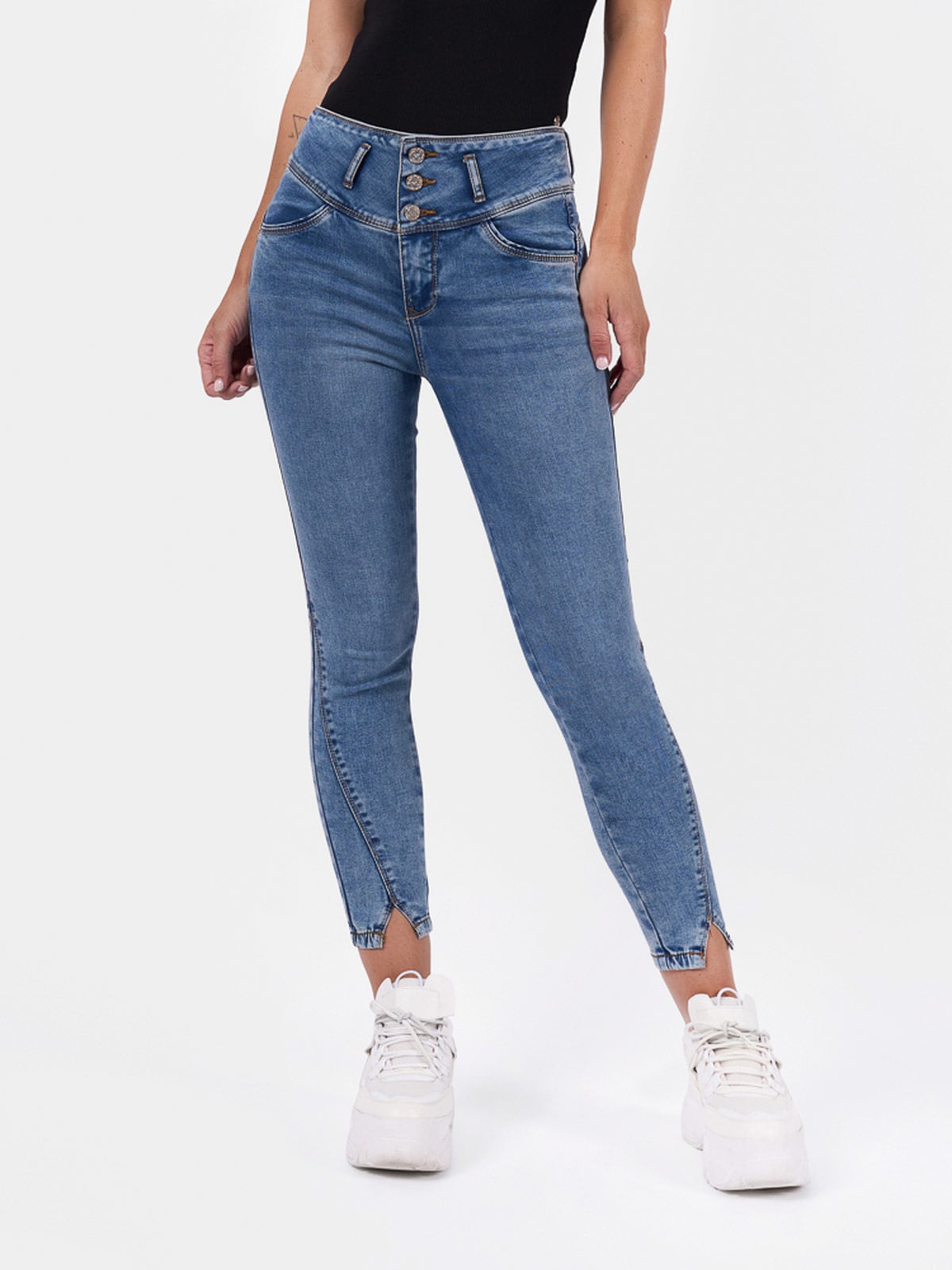 JEANS ALGODÓN SKINNY MUJER BRONCO CRISTAL - 2
