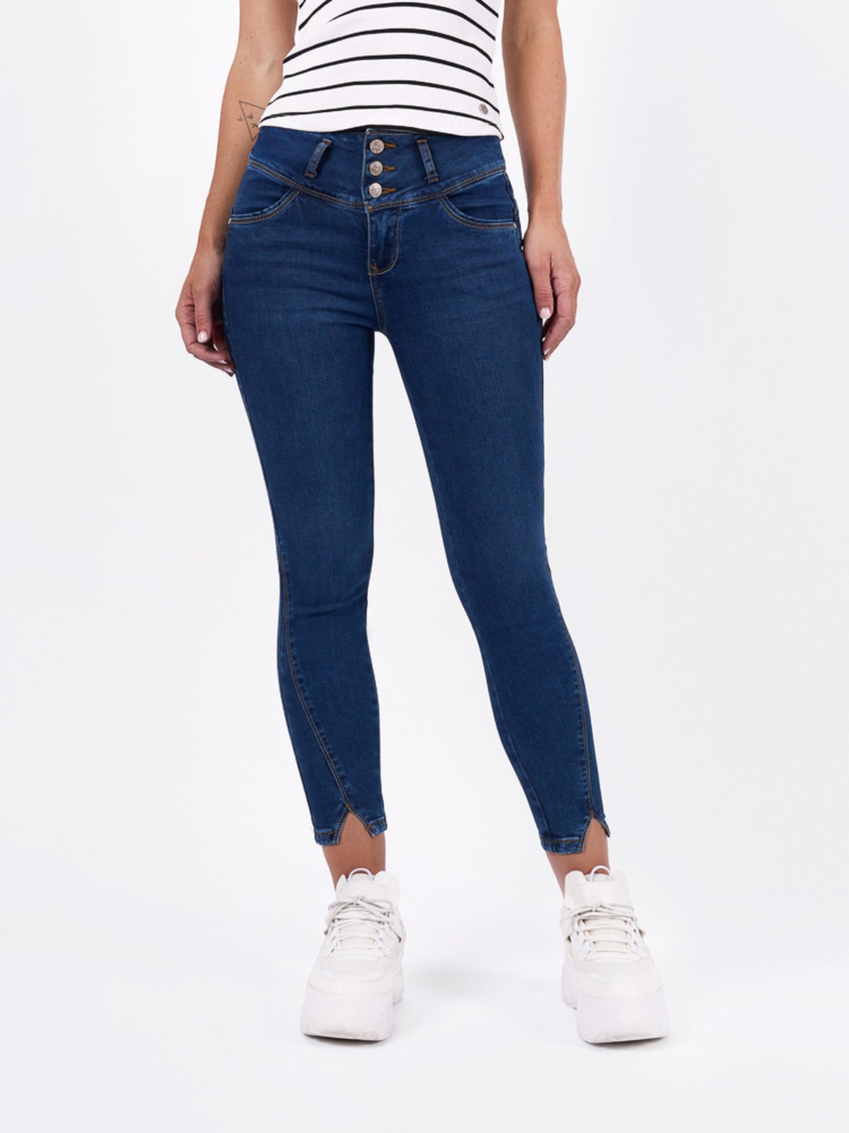 JEANS ALGODÓN SKINNY MUJER BRONCO CRISTAL - 2