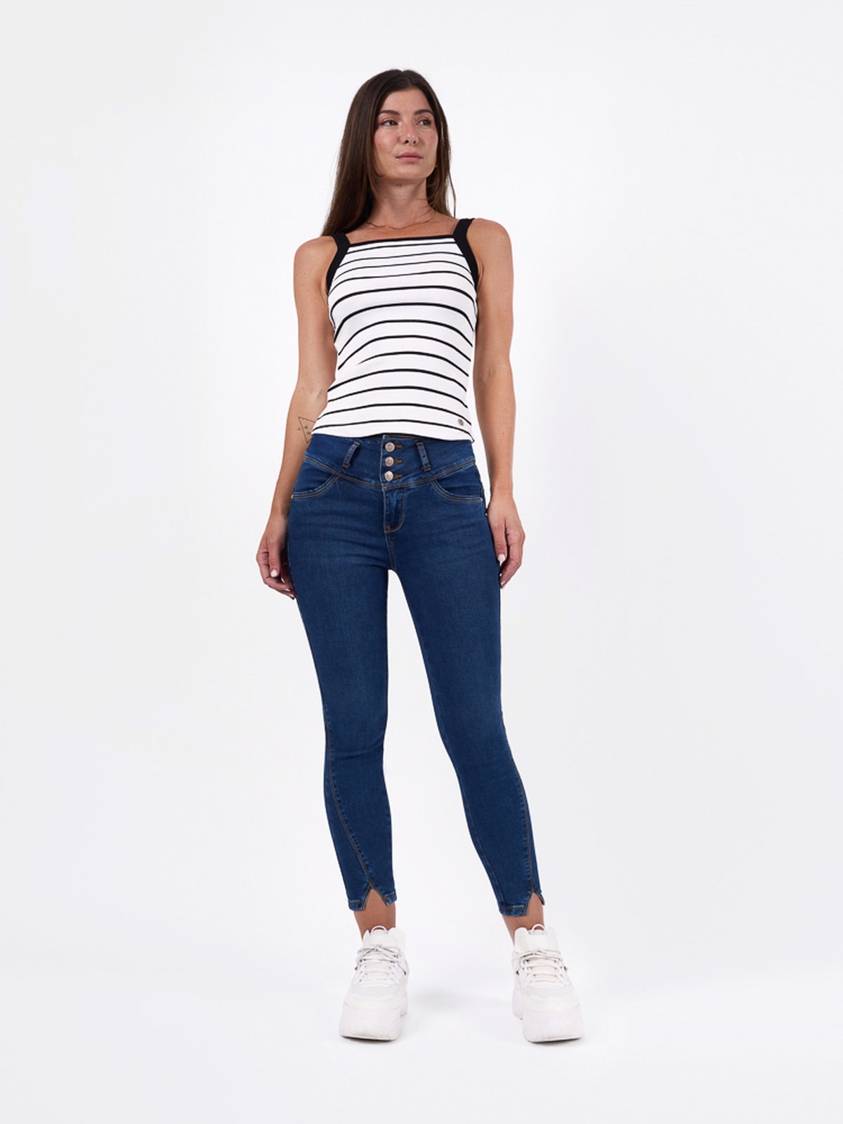 JEANS ALGODÓN SKINNY MUJER BRONCO CRISTAL - 1
