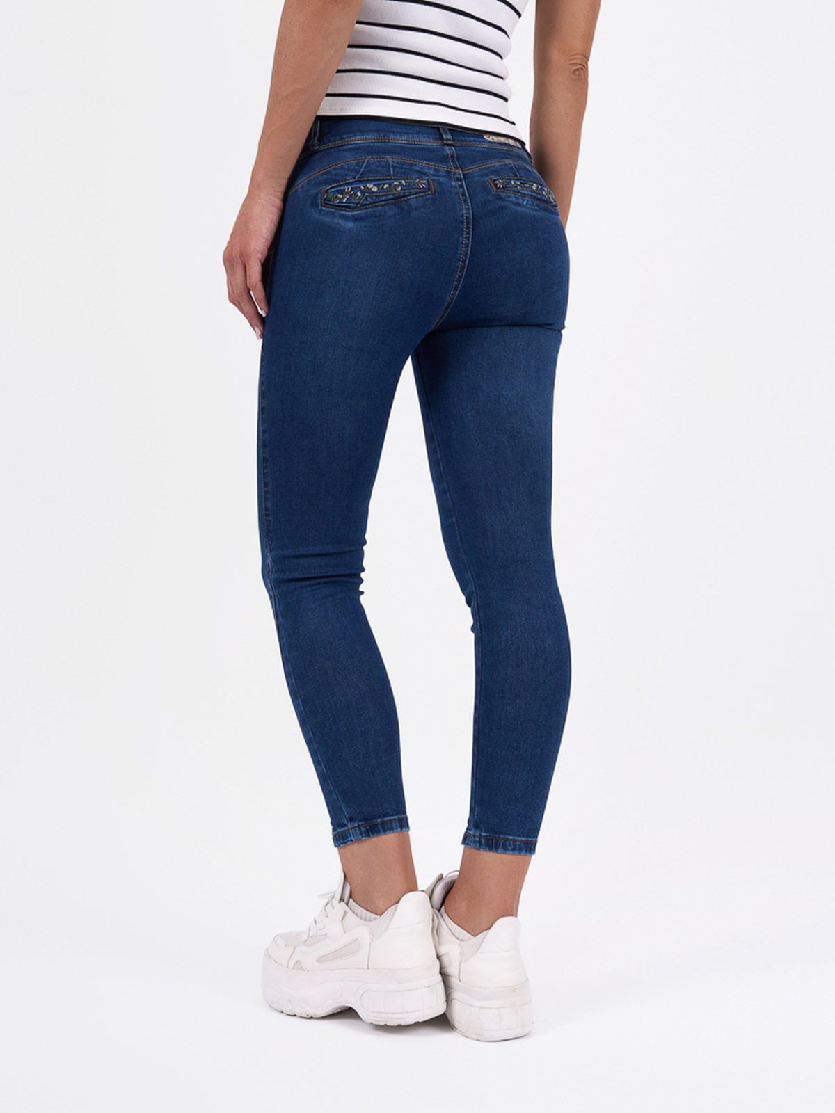 JEANS ALGODÓN SKINNY MUJER BRONCO CRISTAL - 3