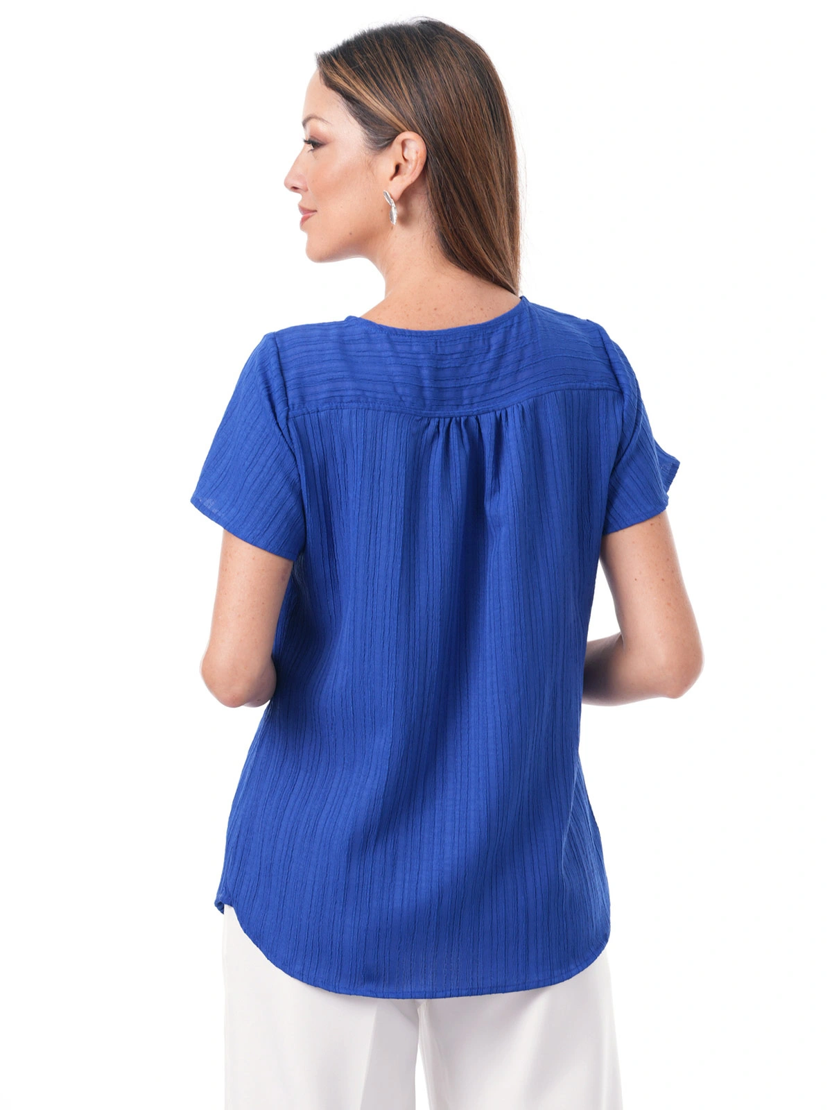 BLUSA MANGA CORTA MUJER CP MODA DE COLECCIÓN LAUSANNE - 3