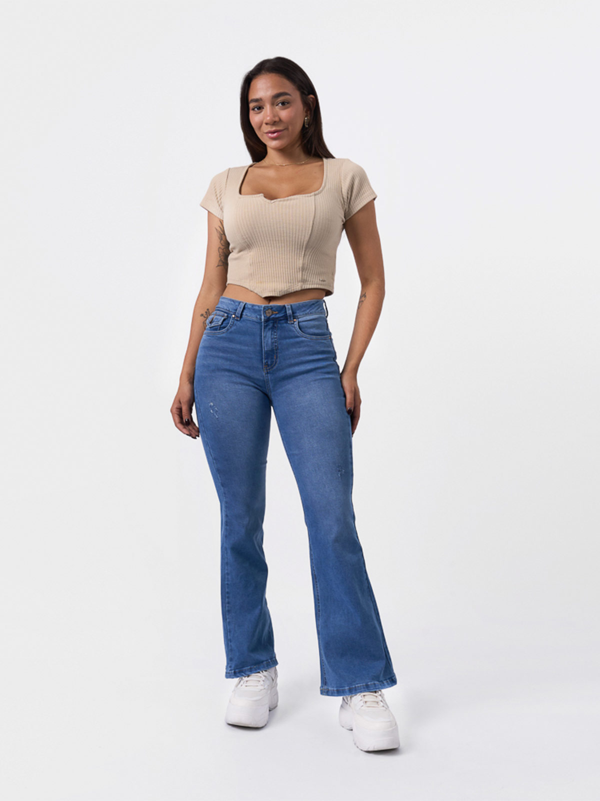 JEANS MUJER MACHINE FLAVIA - 1