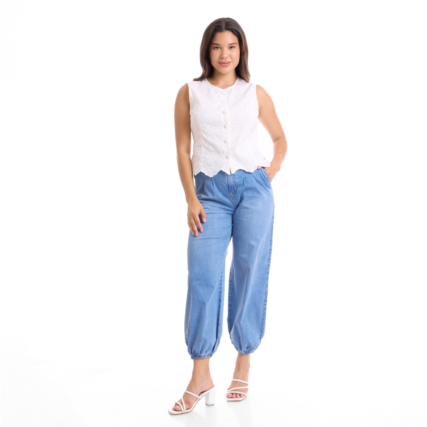 JEAN JOGGER BOMBACHO MUJER METAL JEANS MONICA - 3