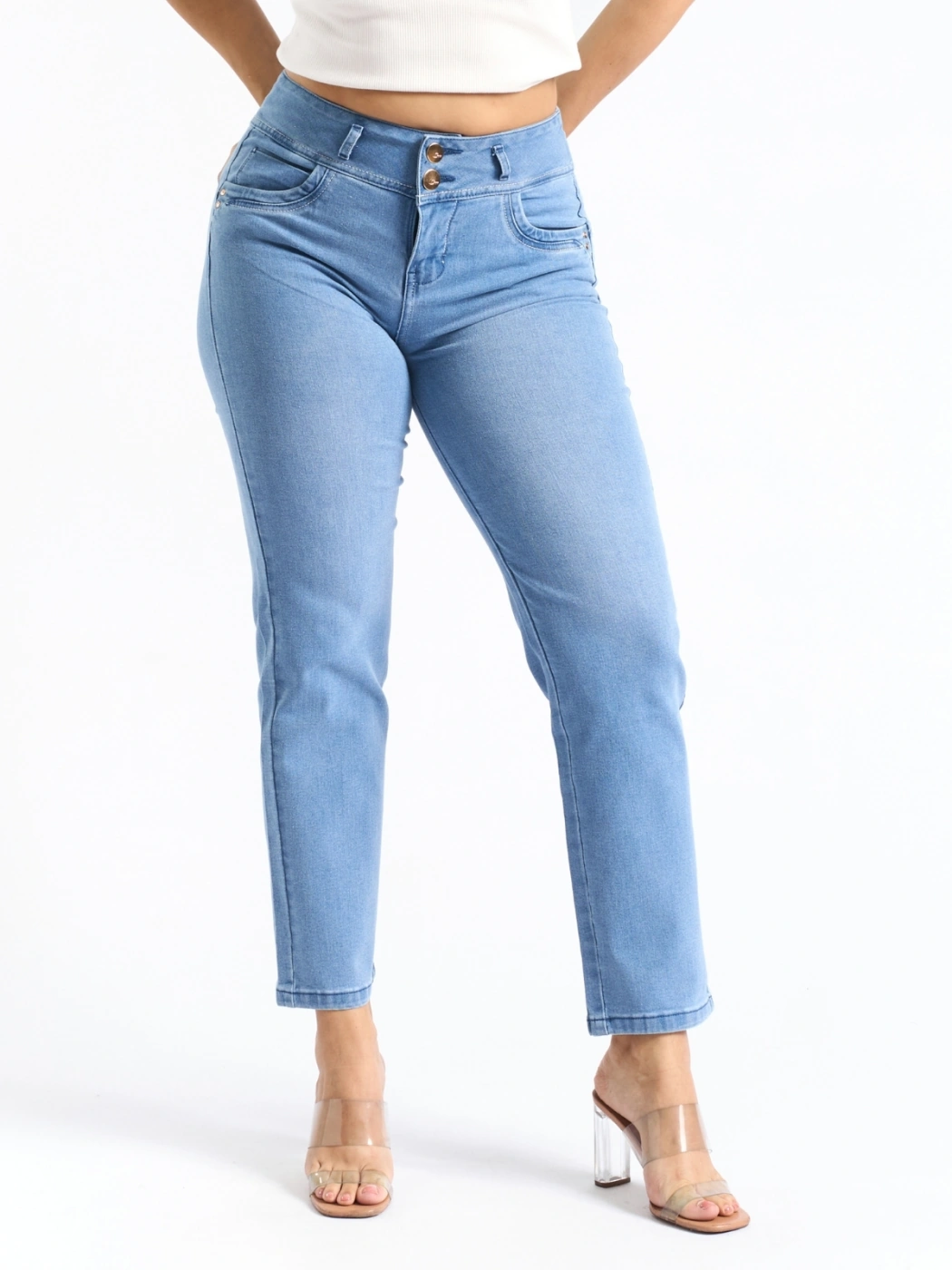 JEANS ALGODÓN RECTO MUJER PARADA 111 SHADY - 1