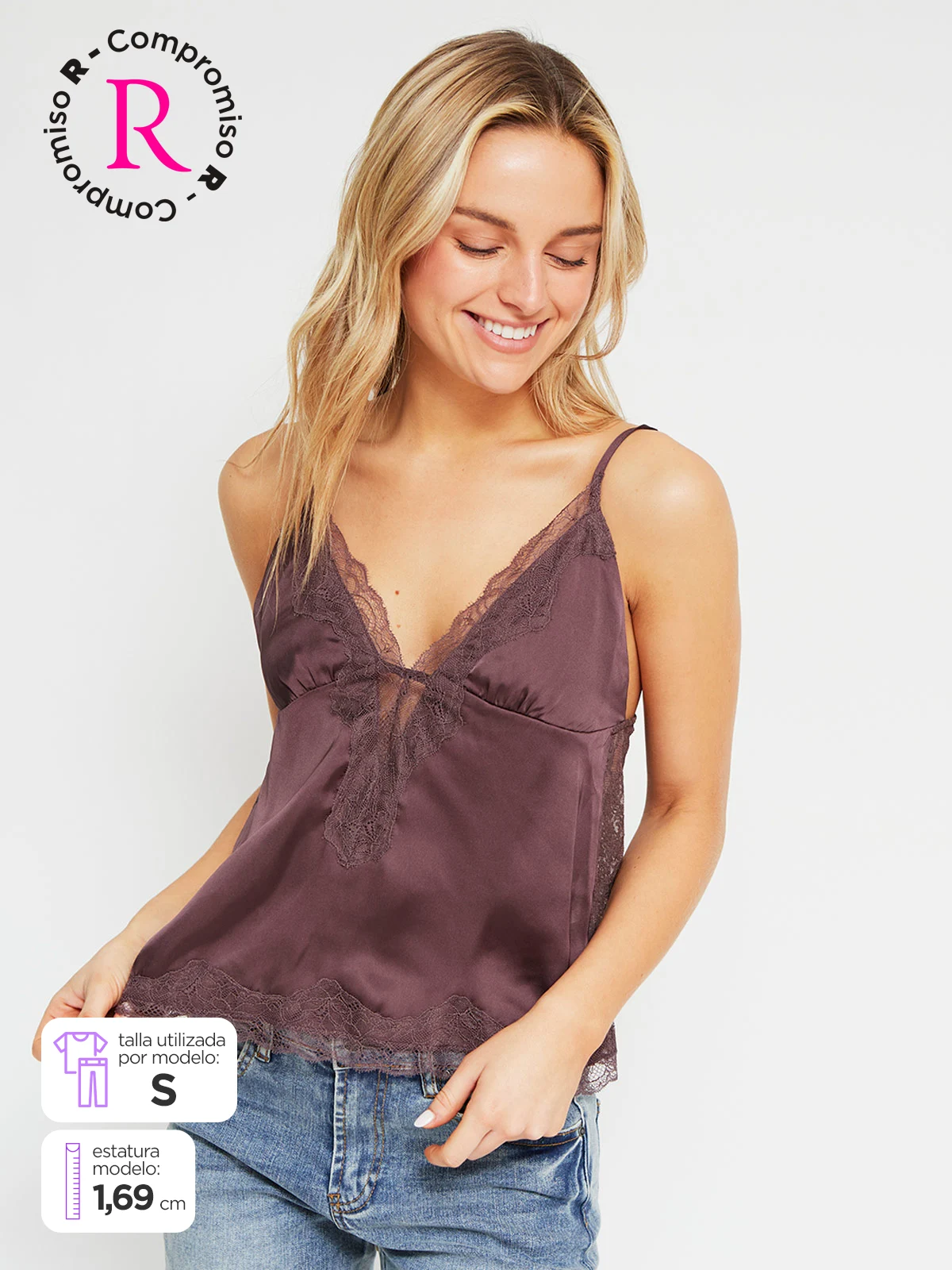 BLUSA SIN MANGAS MUJER INDEX - 1