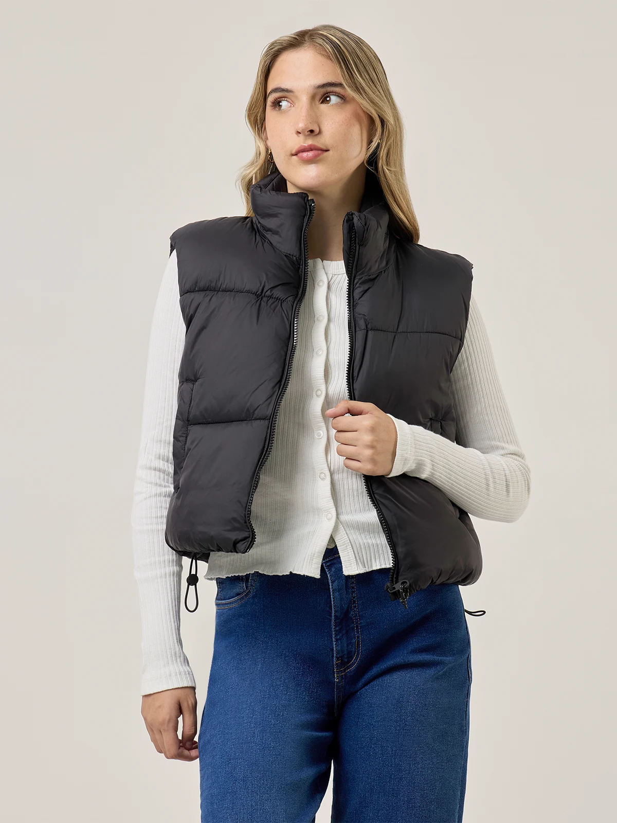 CASACA MUJER INDEX CORTA PUFFER - 1