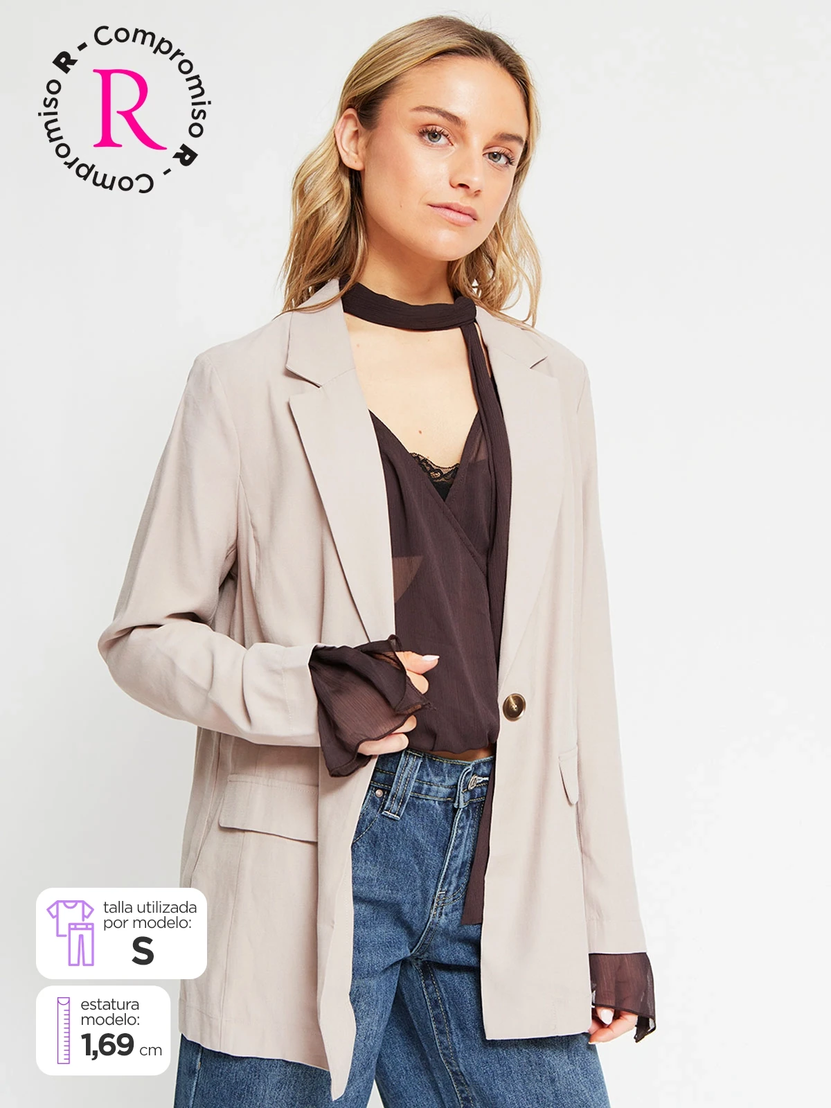 BLAZER MUJER INDEX CORTO PUNTA - 1
