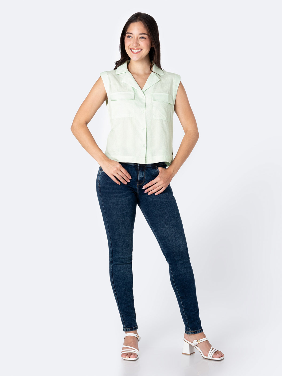 BLUSA POPELINA MUJER PIONER MILENNAH - 1