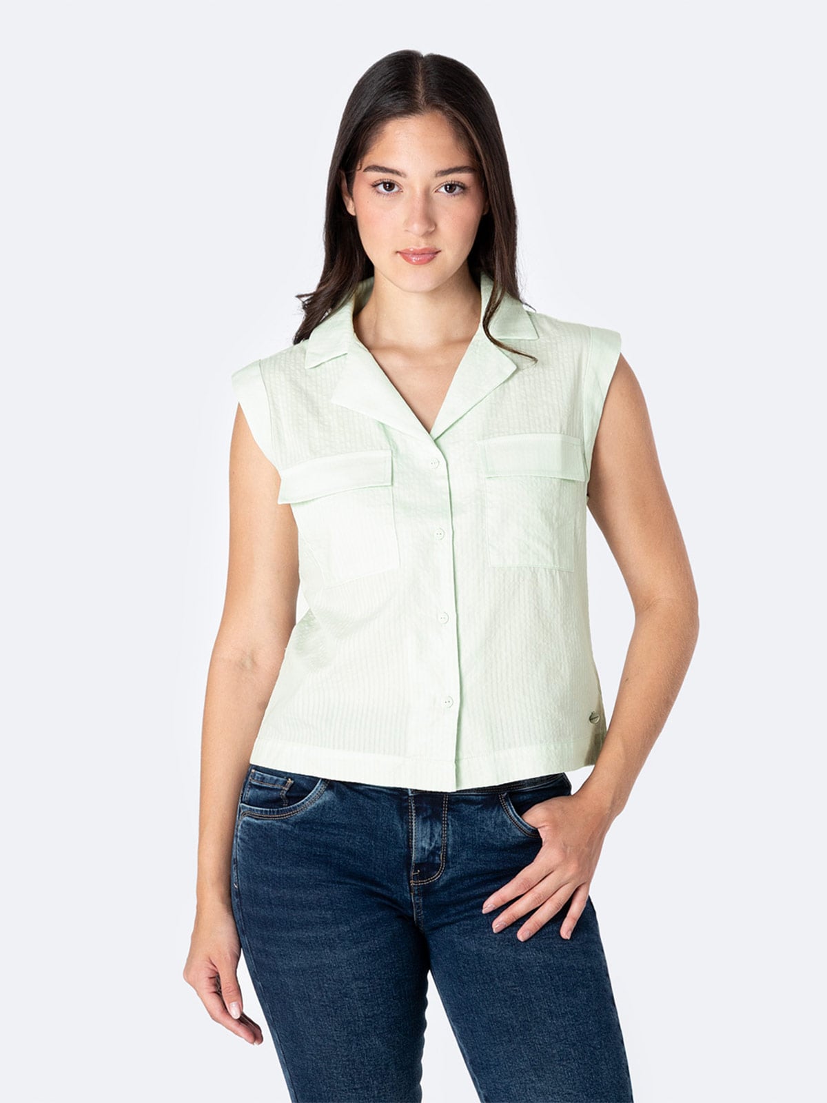 BLUSA POPELINA MUJER PIONER MILENNAH - 2