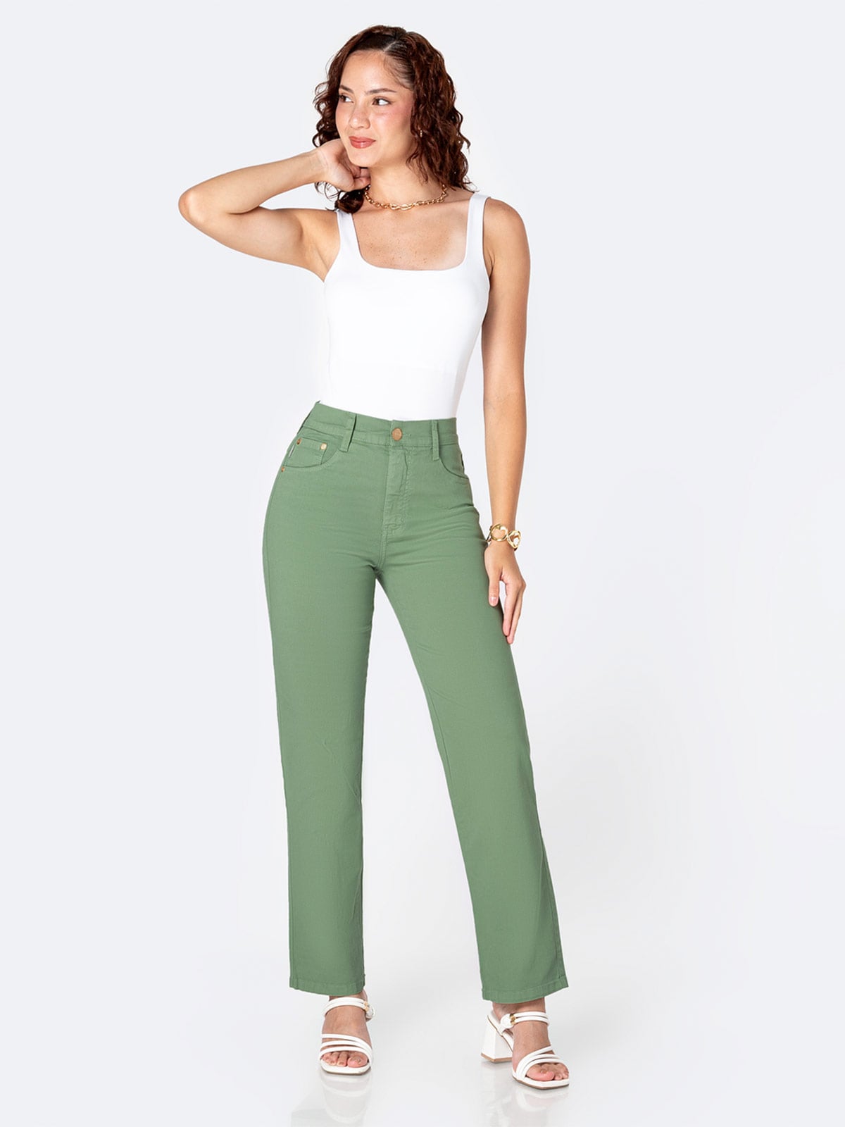 PANTALÓN RECTO MUJER PIONIER DIANA - 1