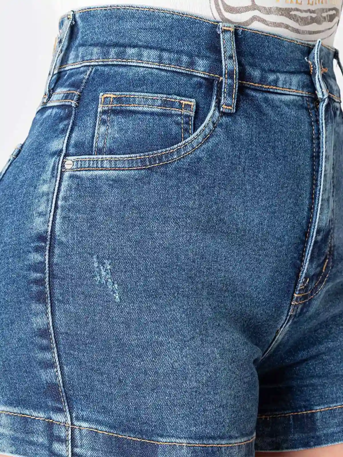 SHORT DENIM MUJER PIONER THAYLE - 4