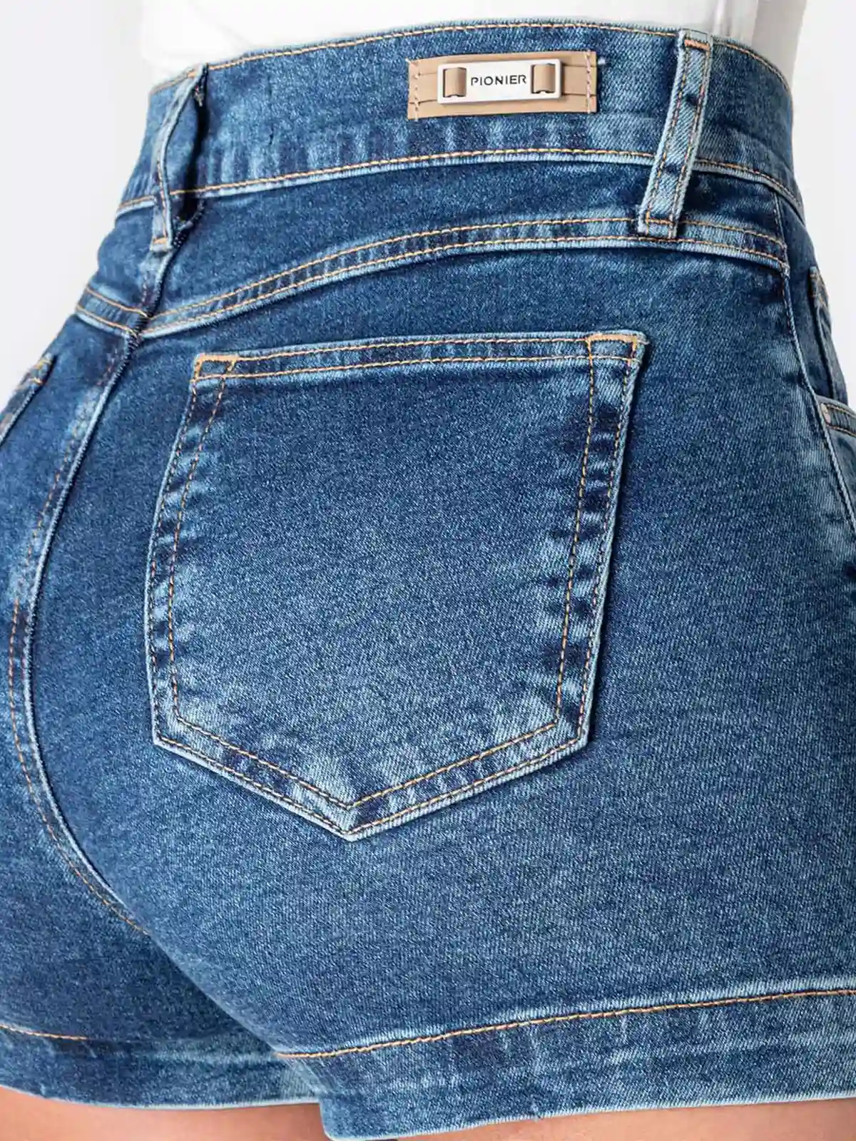SHORT DENIM MUJER PIONER THAYLE - 5