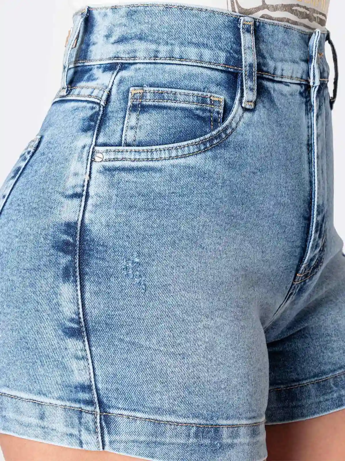 SHORT DENIM MUJER PIONER THAYLE - 4