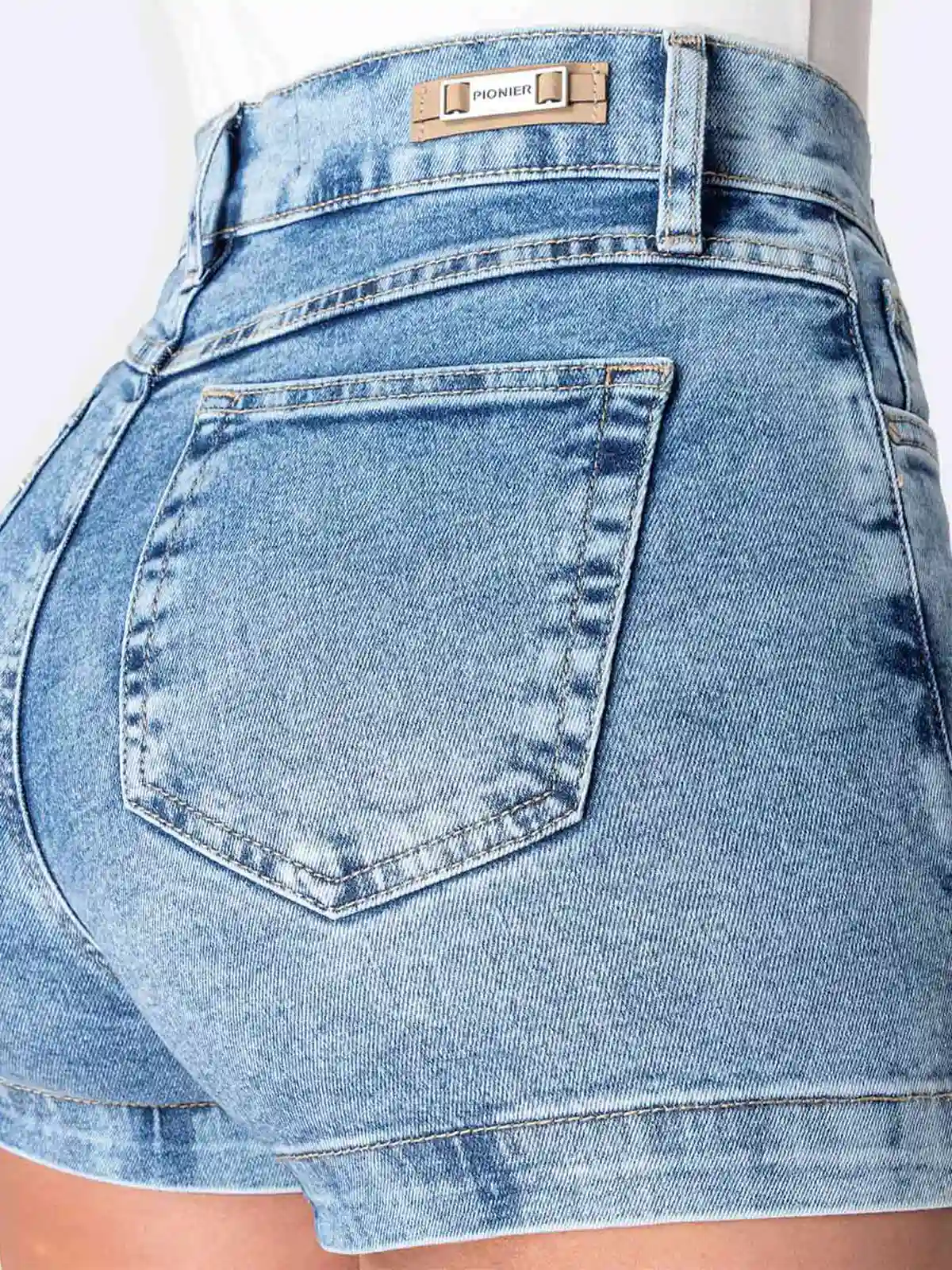 SHORT DENIM MUJER PIONER THAYLE - 5