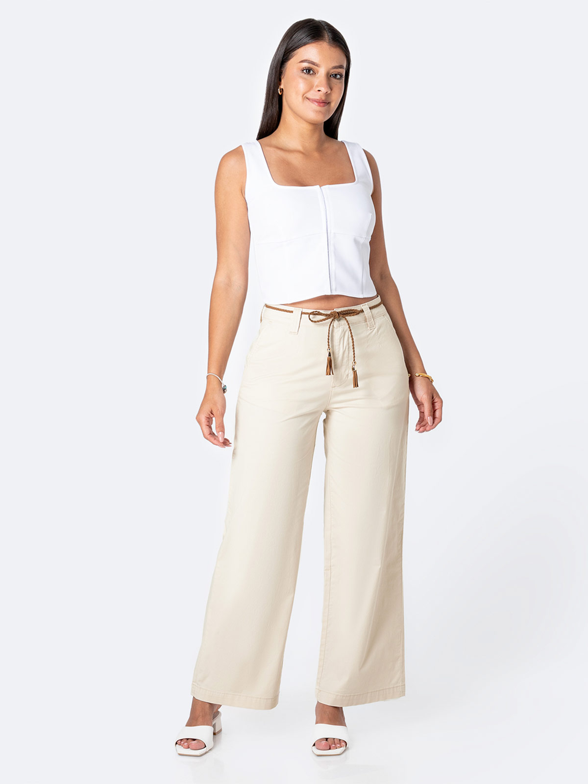 PANTALÓN WIDELEG MUJER PIONER ISMEH - 1