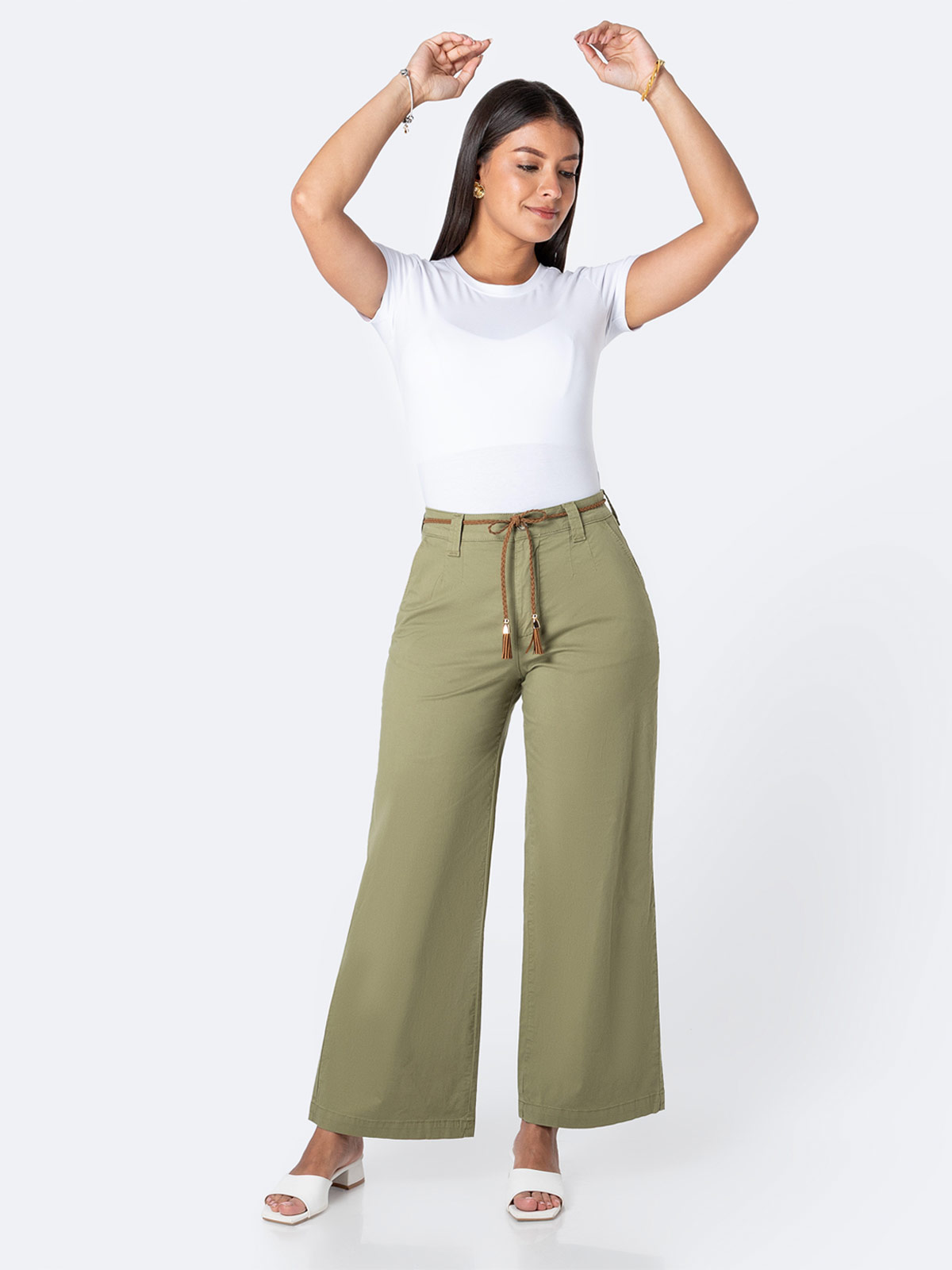 PANTALÓN WIDELEG MUJER PIONER ISMEH - 1