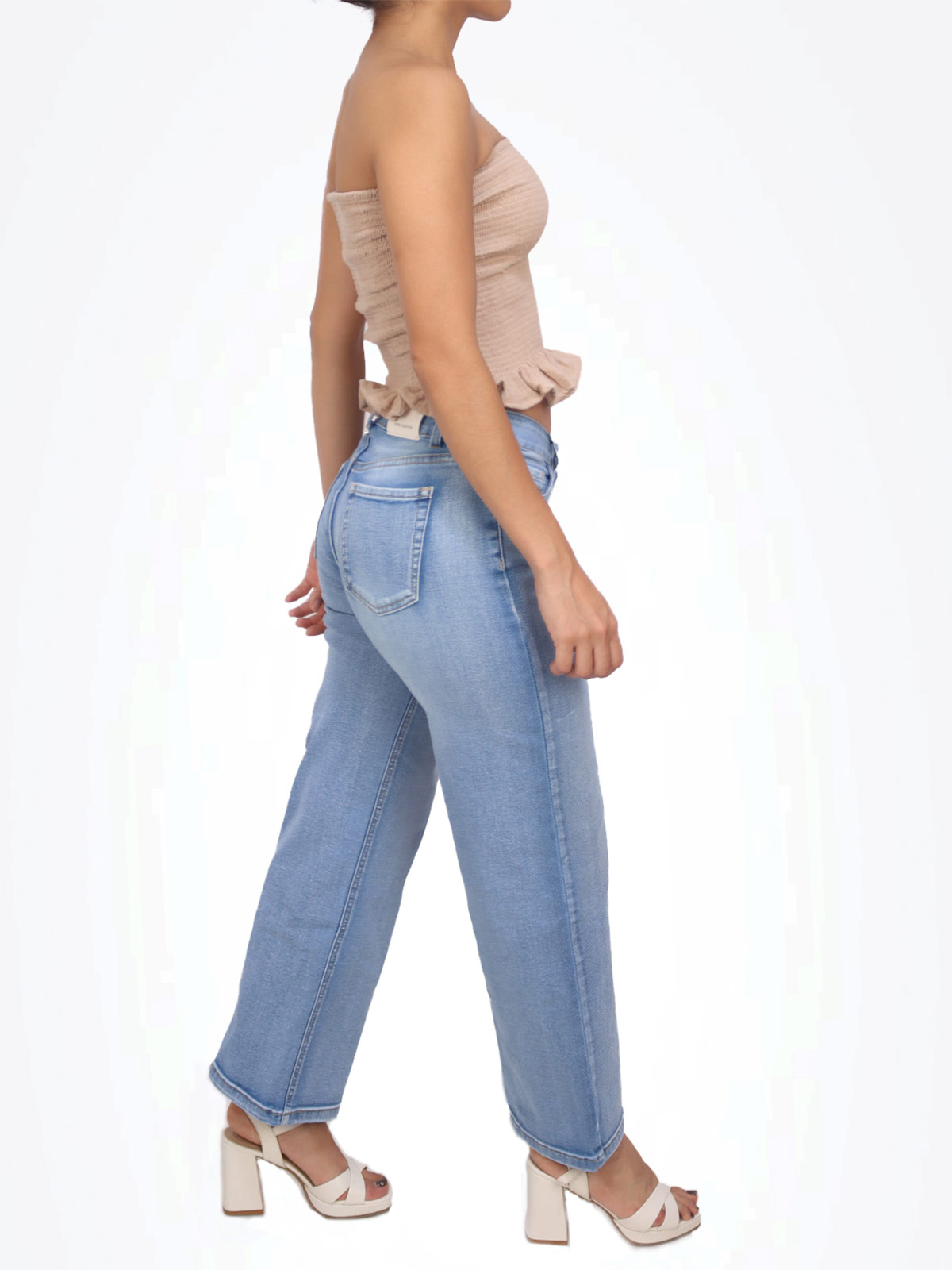 JEANS LOW RISE STRAIGHT MUJER KAYRA POBLET PERFECT FIT AMELIA - 2